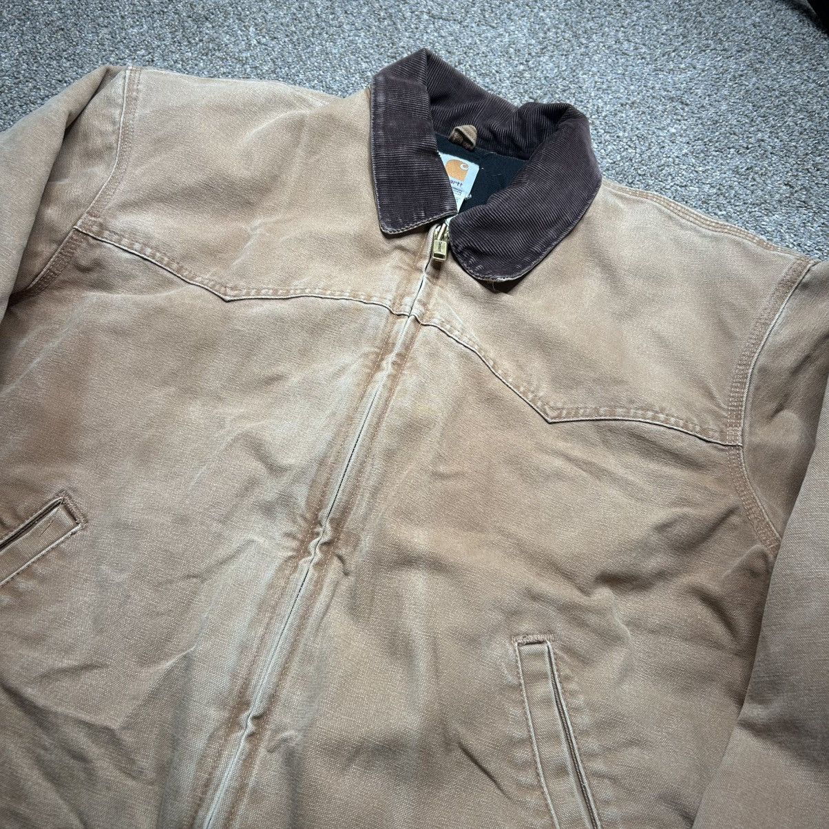 Carhartt × Vintage Carhartt j14 brn tan Santa Fe workwear jacket Size US XXL / EU 58 / 5 - 5 Thumbnail
