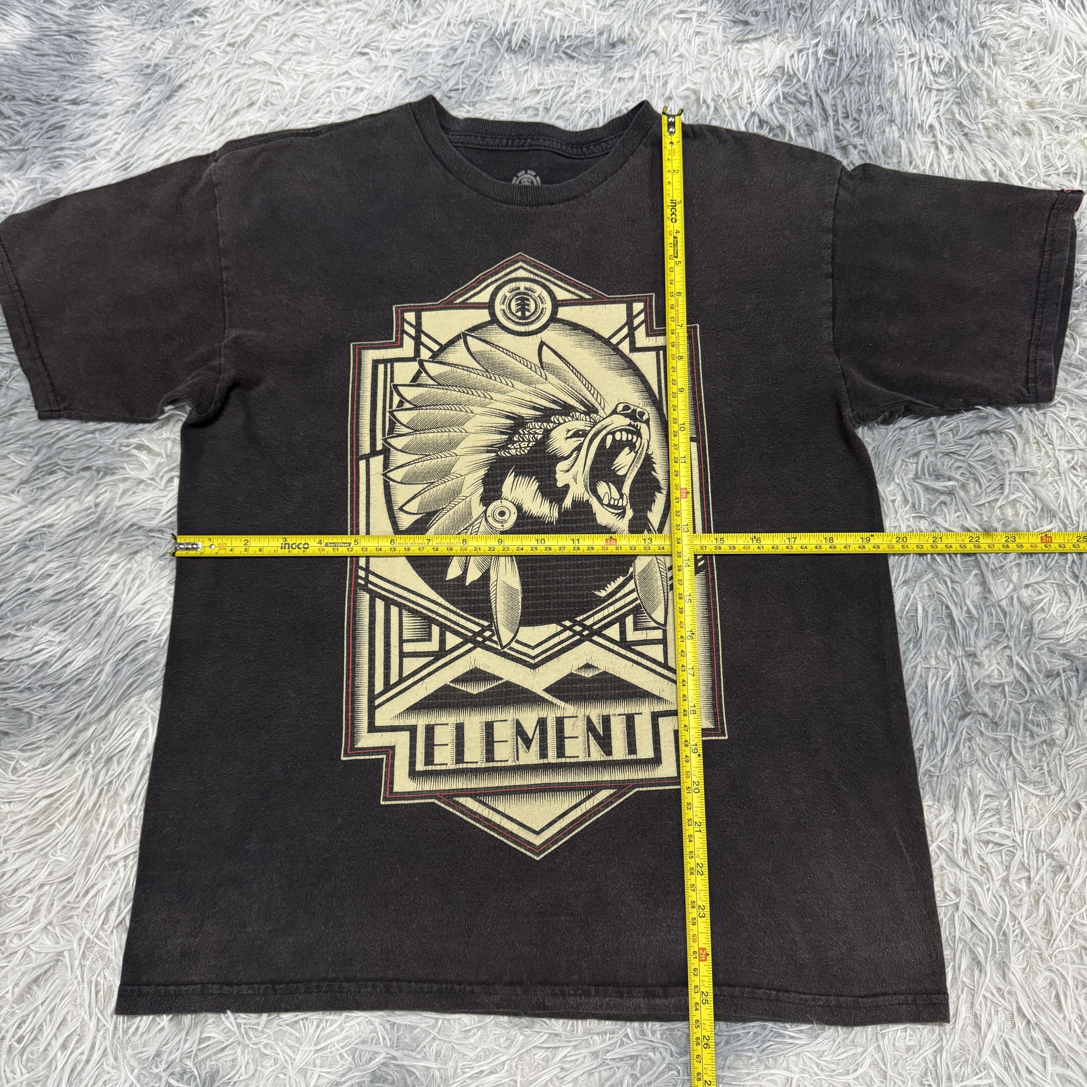 Element Element "BEAR CHIEF" Crew Neck Sunfaded Tshirt Size US M / EU 48-50 / 2 - 5 Thumbnail