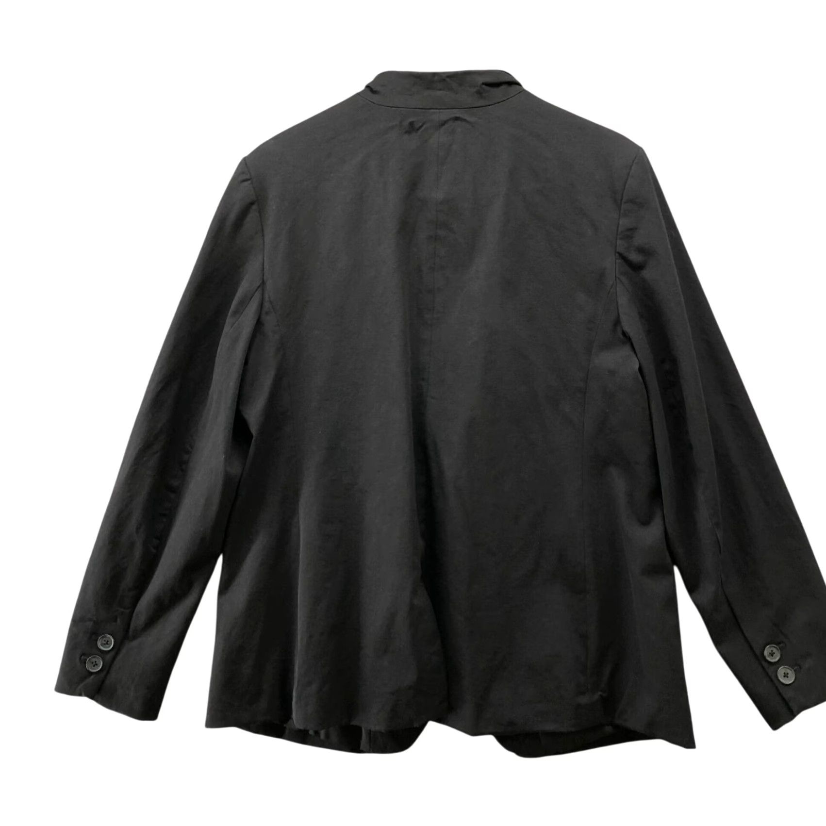 Old Navy Old Navy Blazer Womens L One-Button Stretch Cotton Black Career Workwear Jacket Size L / US 10 / IT 46 - 2 Thumbnail