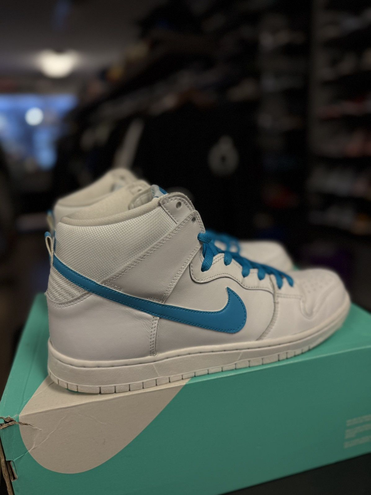 Nike Dunk High Top Blue Mulder Size 11 High Top Size US 11 / EU 44 - 2 Thumbnail
