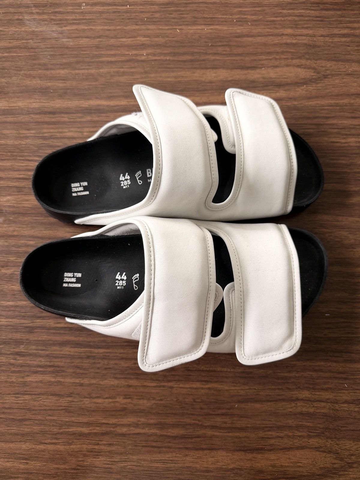 Birkenstock 1774 × Dingyun Zhang “Cosy” — White/Black, EU 44