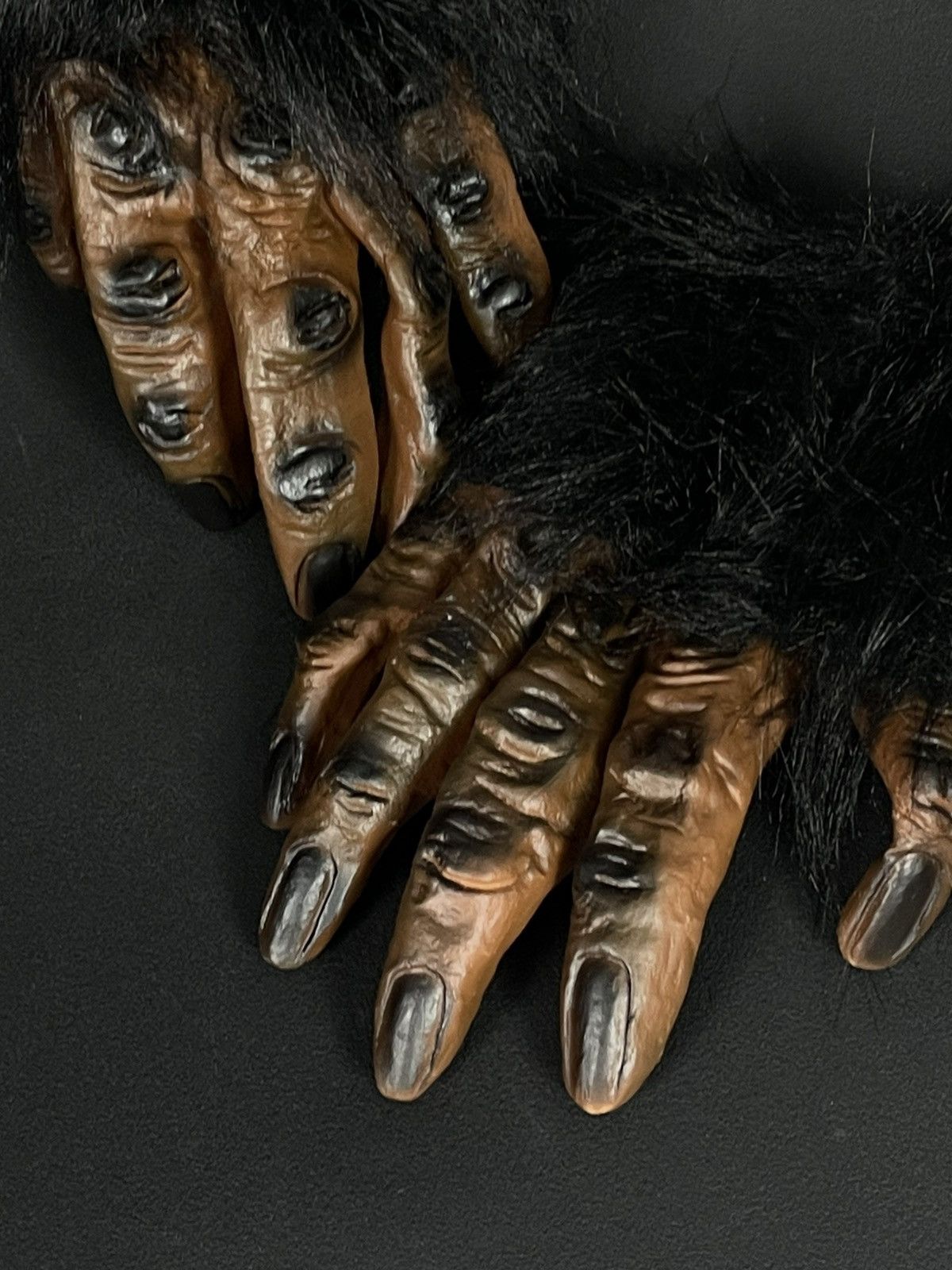 Vintage Vintage Humour Monster Fingers Fur Funny Gloves Size ONE SIZE - 8 Thumbnail
