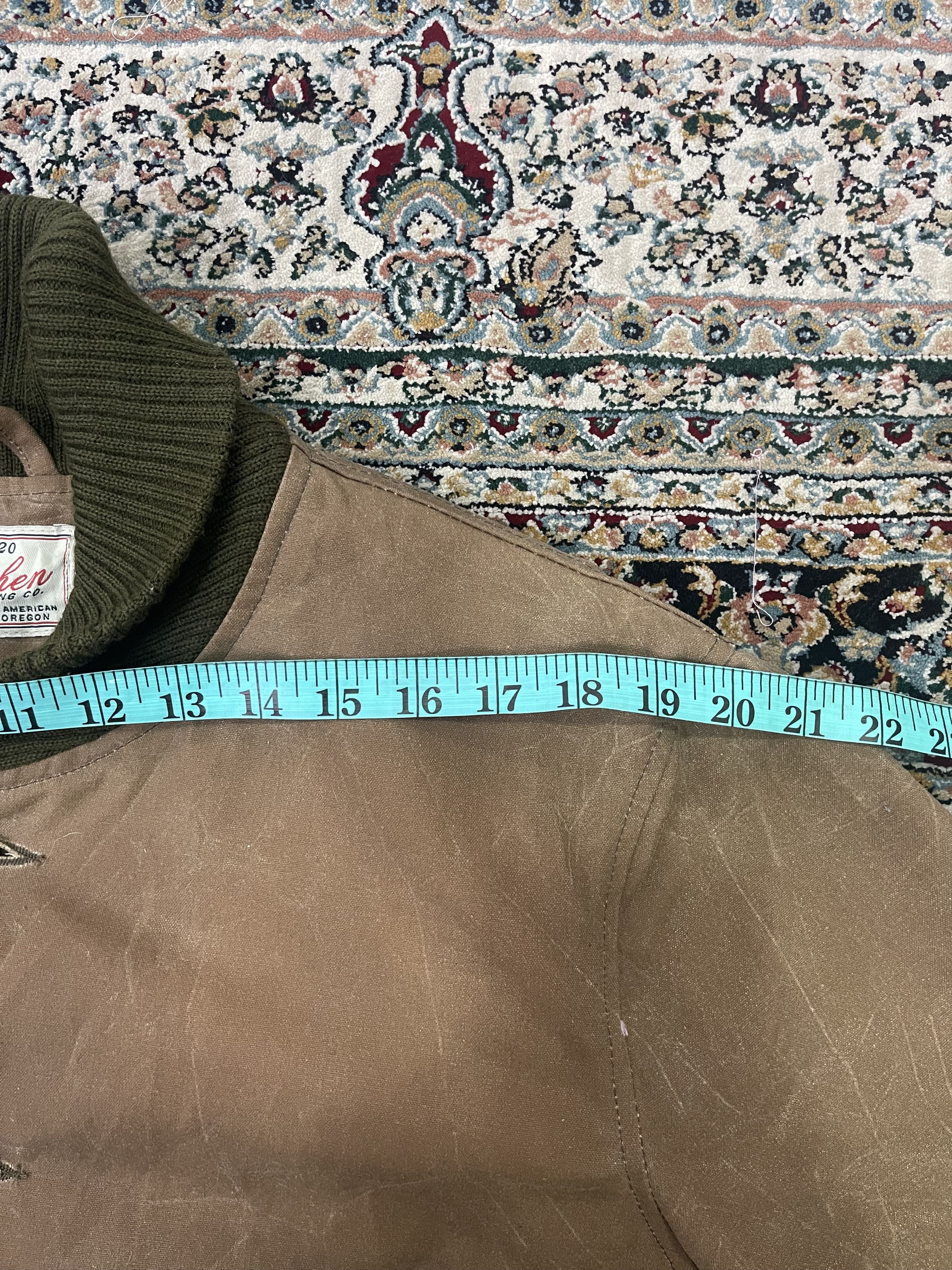 Dehen 1920 Dehen 1920 Heavy Duty Old School Truth Waxed Oil Jacket Size US XXL / EU 58 / 5 - 14 Thumbnail