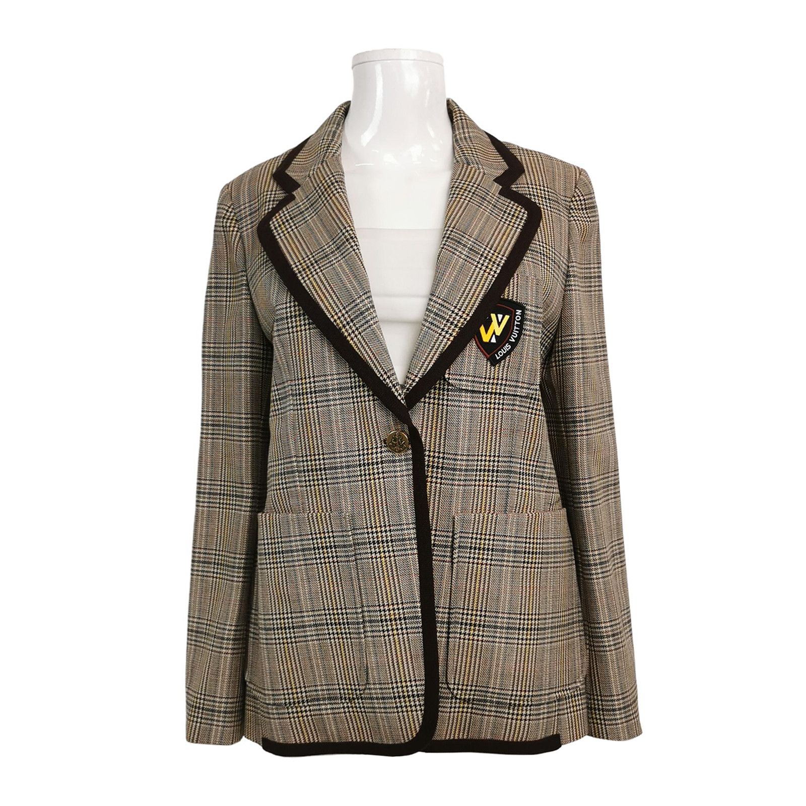 Louis Vuitton Louis Vuitton Plaid Wool Blazer Size 42 Size M / US 6-8 / IT 42-44 - 1 Thumbnail