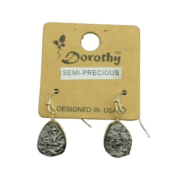 Other Dorothy Semi-Precious Drop Earrings With Gold Hooks Size ONE SIZE - 1 Thumbnail