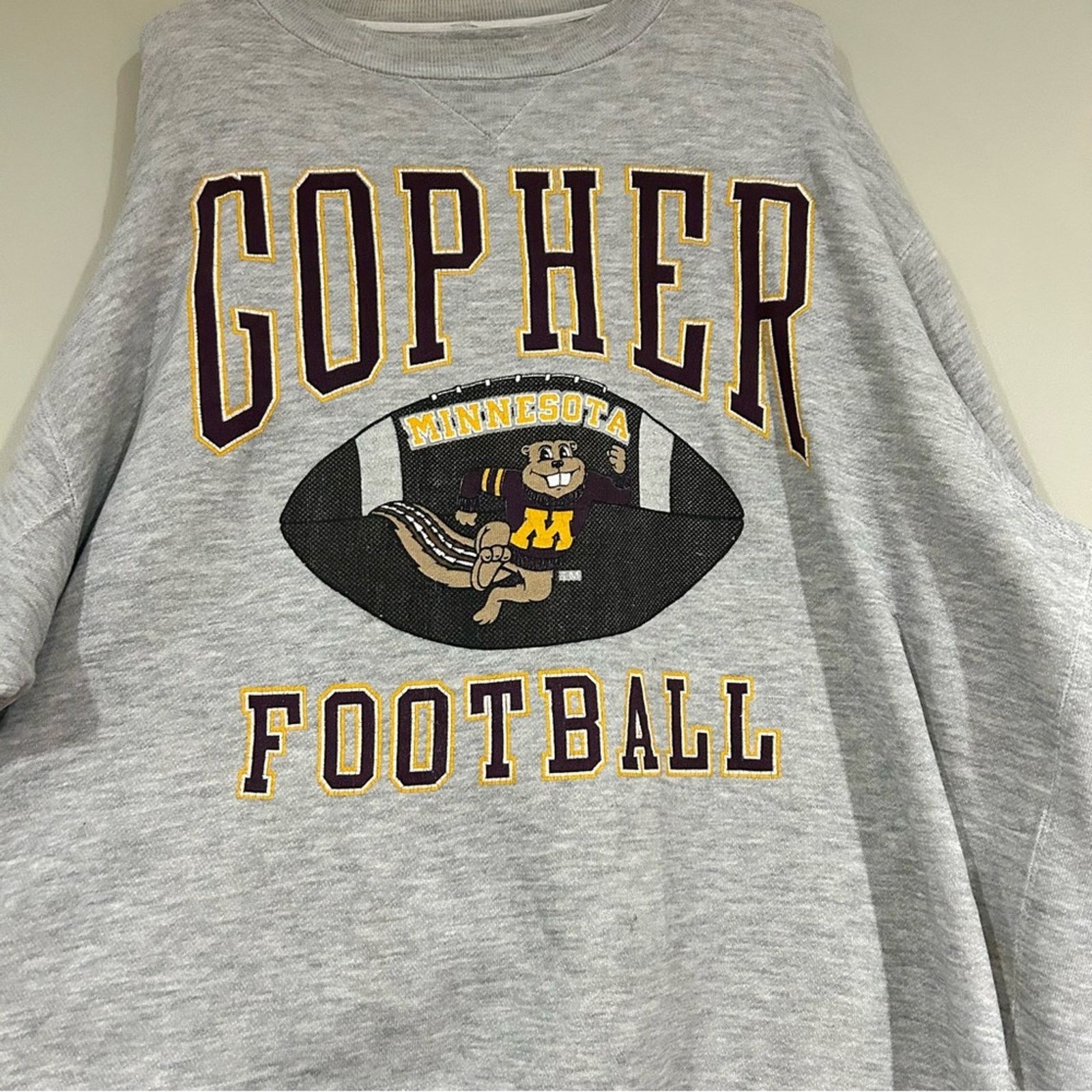 Other Vintage Minnesota Gopher Football Sweatshirt Size US XXL / EU 58 / 5 - 2 Thumbnail