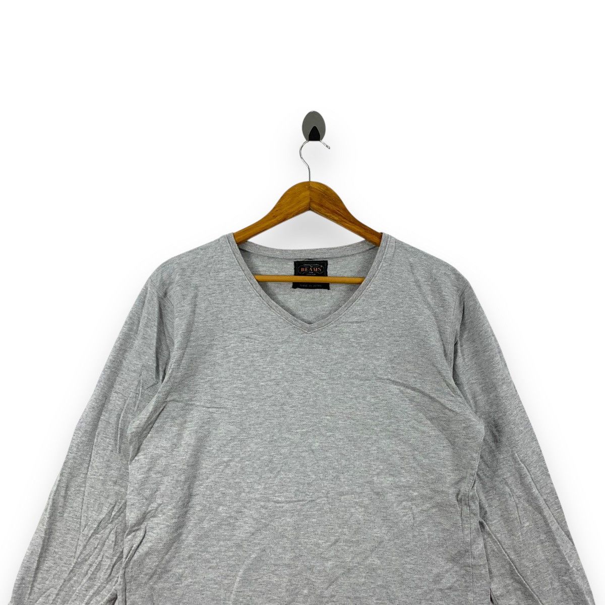Beams Plus Vintage BEAMS PLUS Made In Japan Minimalist Design Tee Shirt Size M / US 6-8 / IT 42-44 - 2 Thumbnail