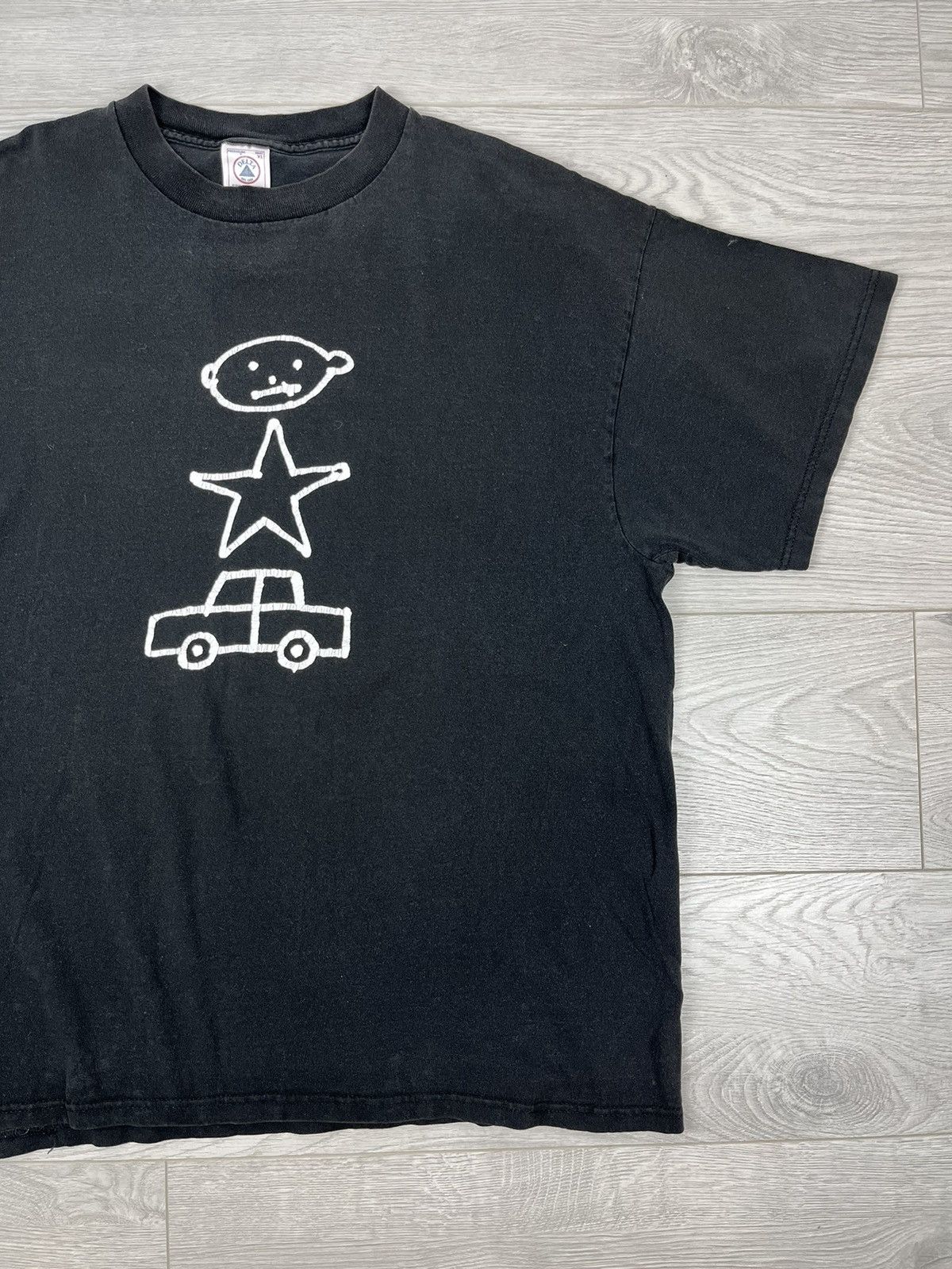 Rap Tees Achtung Baby U2 Vintage Rap Black T Shirt Size US XL / EU 56 / 4 - 3 Thumbnail