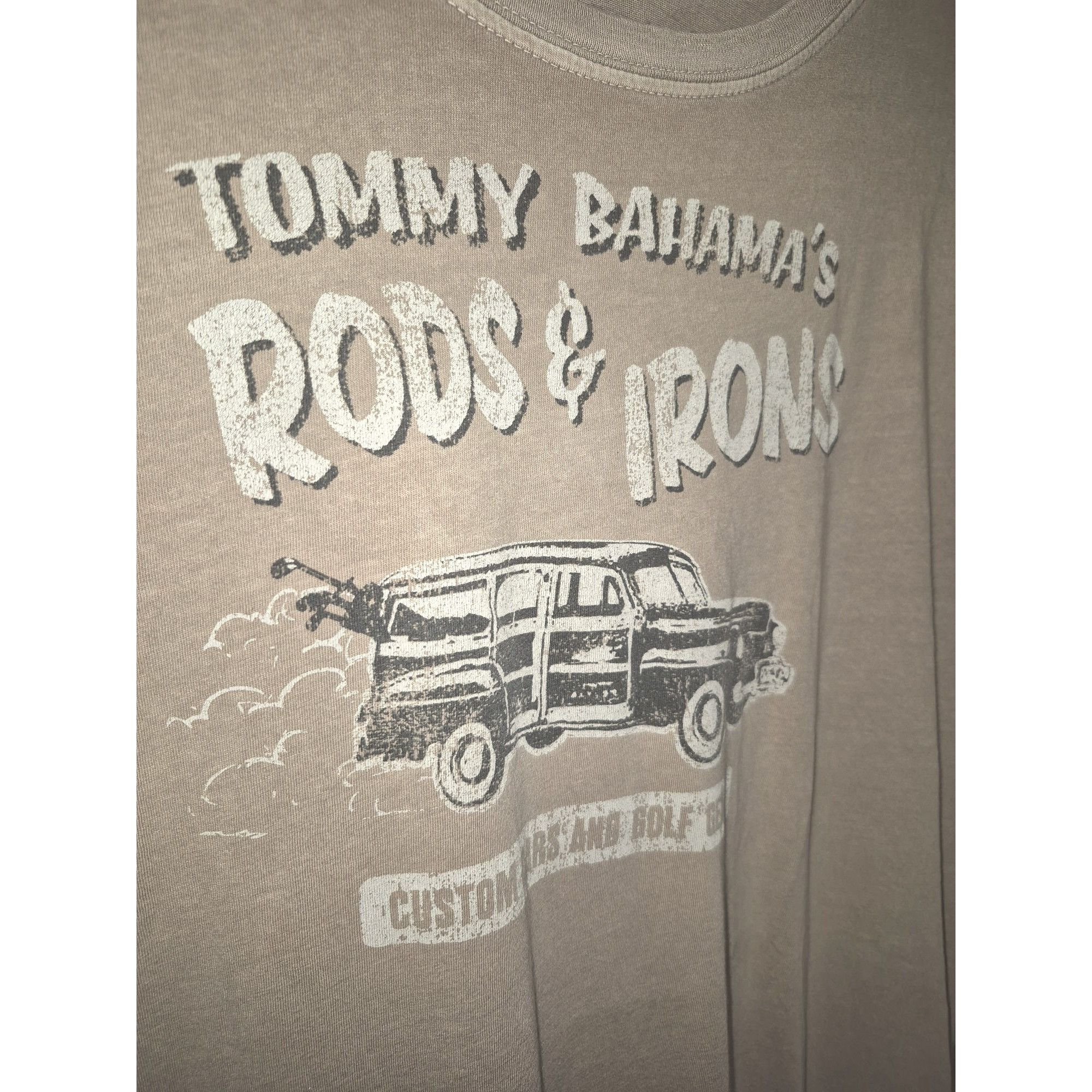 Tommy Bahama Tommy Bahama Beige Rods & Irons Graphic T-Shirt Large Size US L / EU 52-54 / 3 - 2 Thumbnail