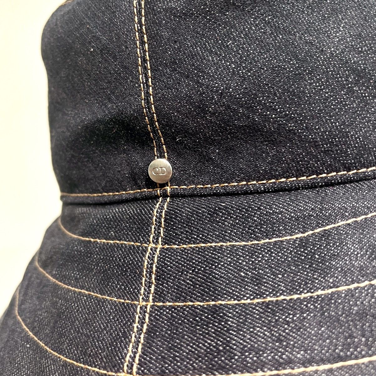 Christian Dior Monsieur Christian Dior Archive Hat Bucket Women’s Denim Size ONE SIZE - 3 Thumbnail