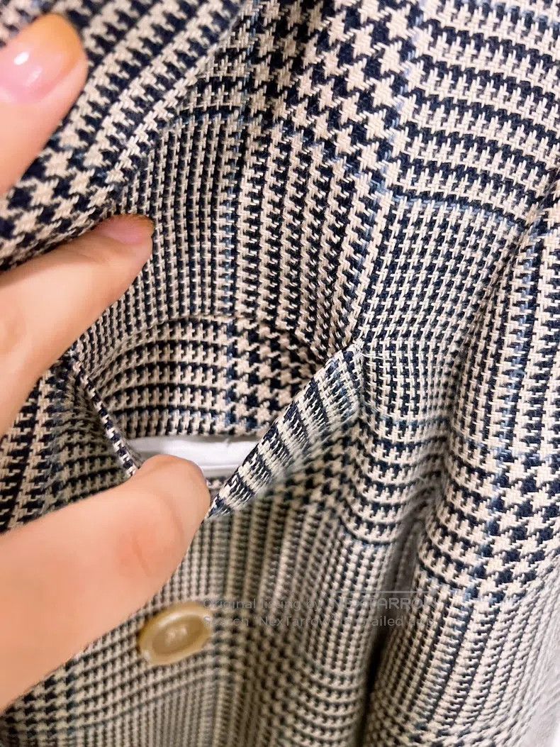 Brunello Cucinelli Brunello Cucinelli Plaid Linen Blazer Size XS / US 0-2 / IT 36-38 - 5 Thumbnail