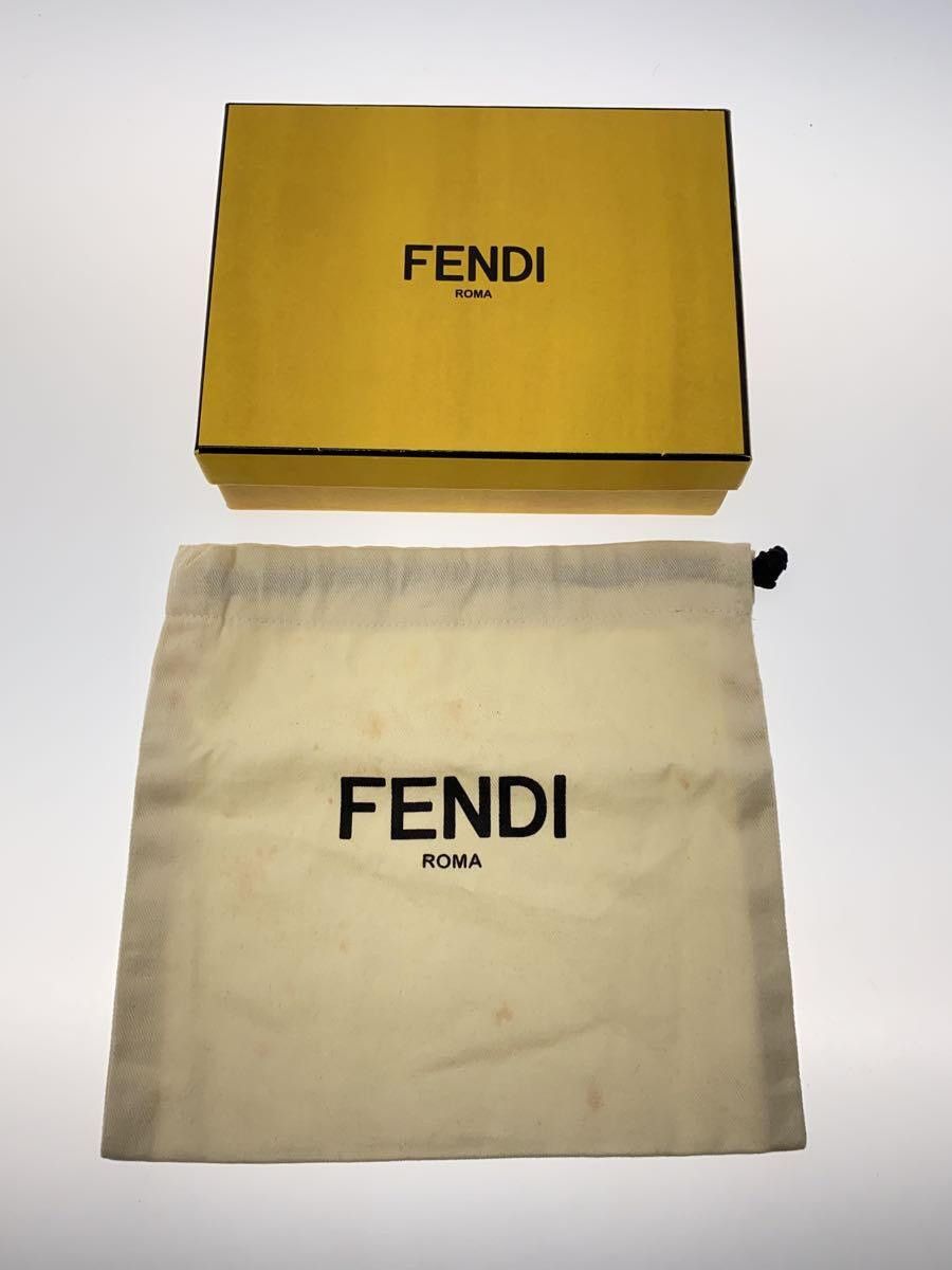 Fendi Fendi Leather Tri-Fold Wallet Beige Size ONE SIZE - 8 Thumbnail