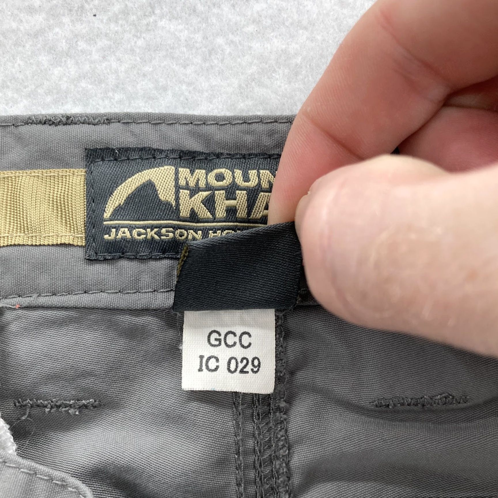 Mountain Khakis VINTAGE? No. Mountain Khakis Pants Mens 36x32 Gray Granite Creek Convertible Zip Off Hiking Size US 36 / EU 52 - 6 Thumbnail