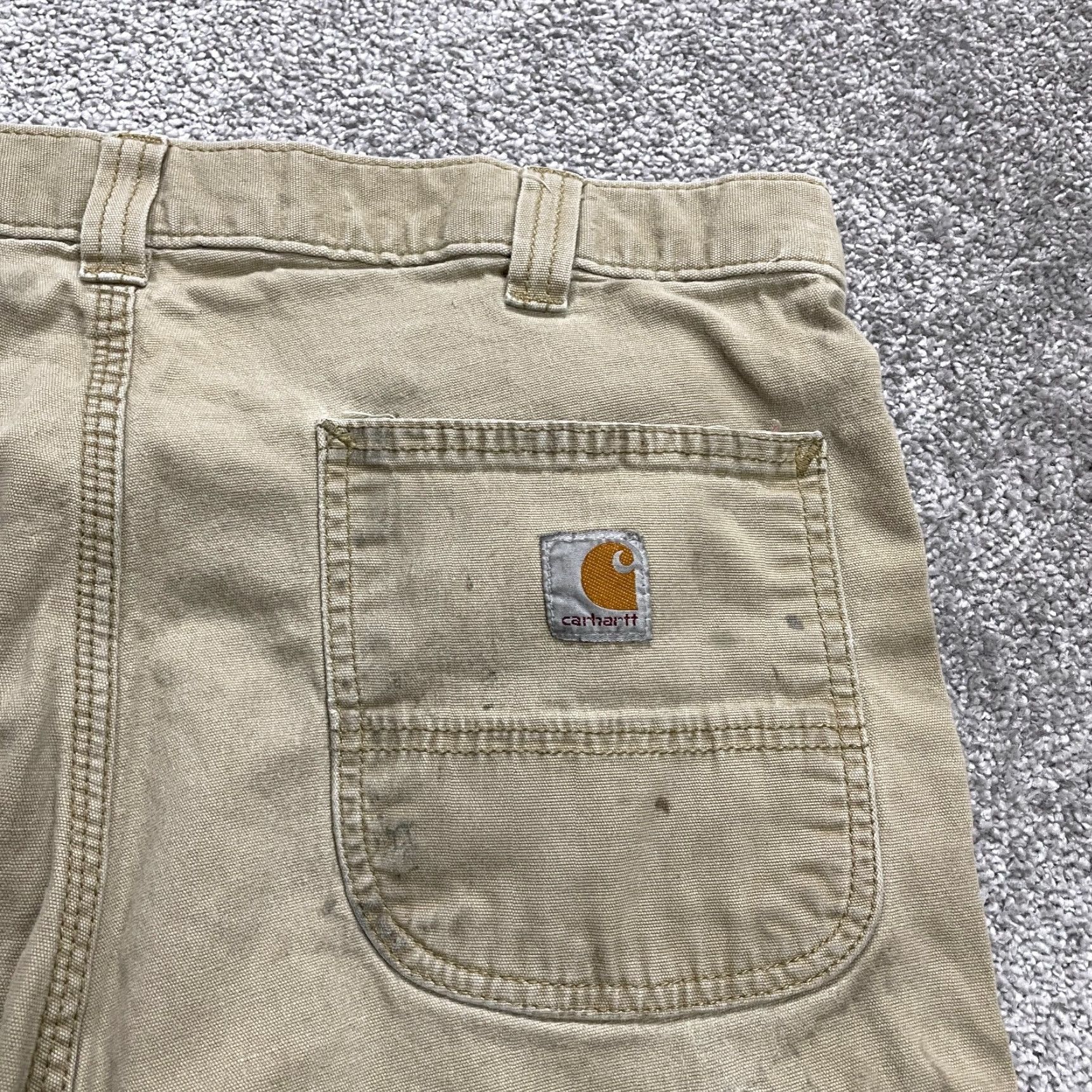 Carhartt Carhartt Relaxed Fit Carpenter Work Pants Mens 36x33 Brown Straight Leg Casual Size US 36 / EU 52 - 6 Thumbnail