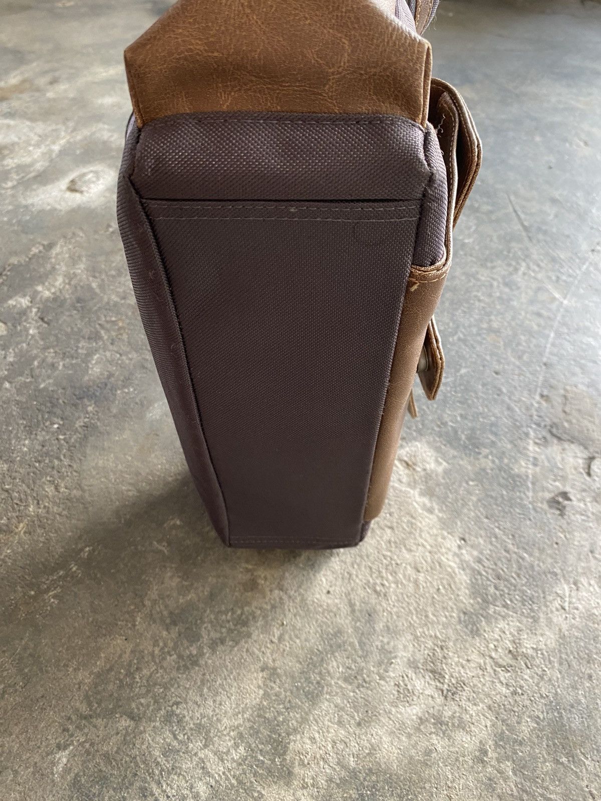 Vintage Japanese Leather Parts Handcarry Bag Size ONE SIZE - 6 Thumbnail