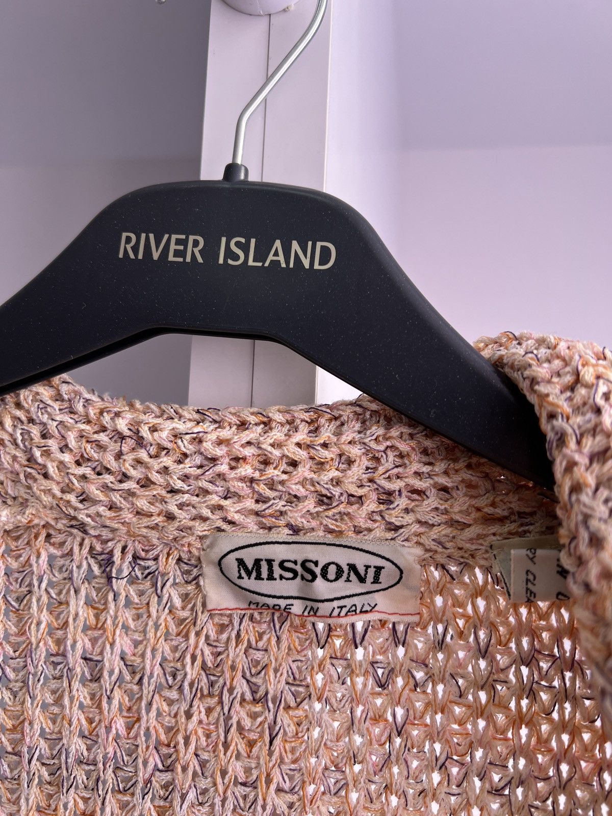 Designer × Missoni × Vintage Vintage Missoni Pink Buttoned Blend women’s Cardigan Size M / US 6-8 / IT 42-44 - 12 Thumbnail