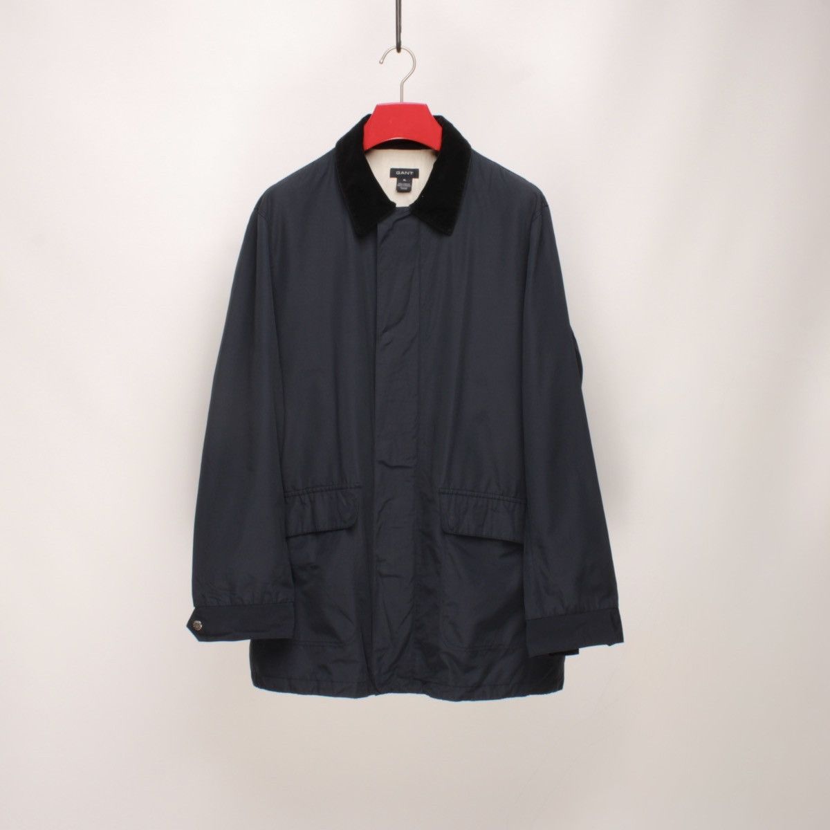Gant GANT Nylon Full Zip Jacket Dark Blue Size: XL Size US XL / EU 56 / 4 - 5 Thumbnail