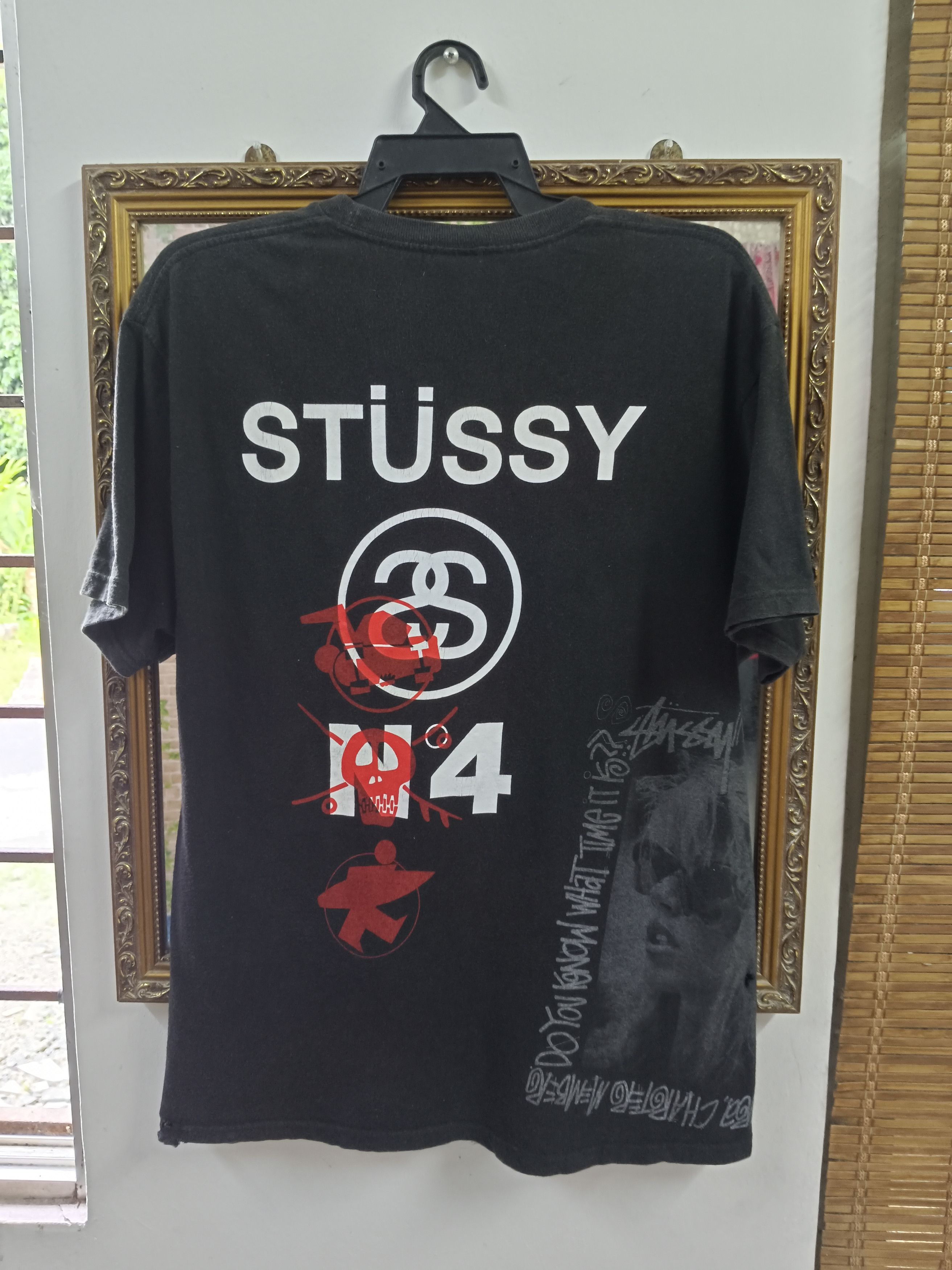 Stussy Distressed Stussy Rasta Laura Charter Full Print Rare Size US M / EU 48-50 / 2 - 2 Thumbnail