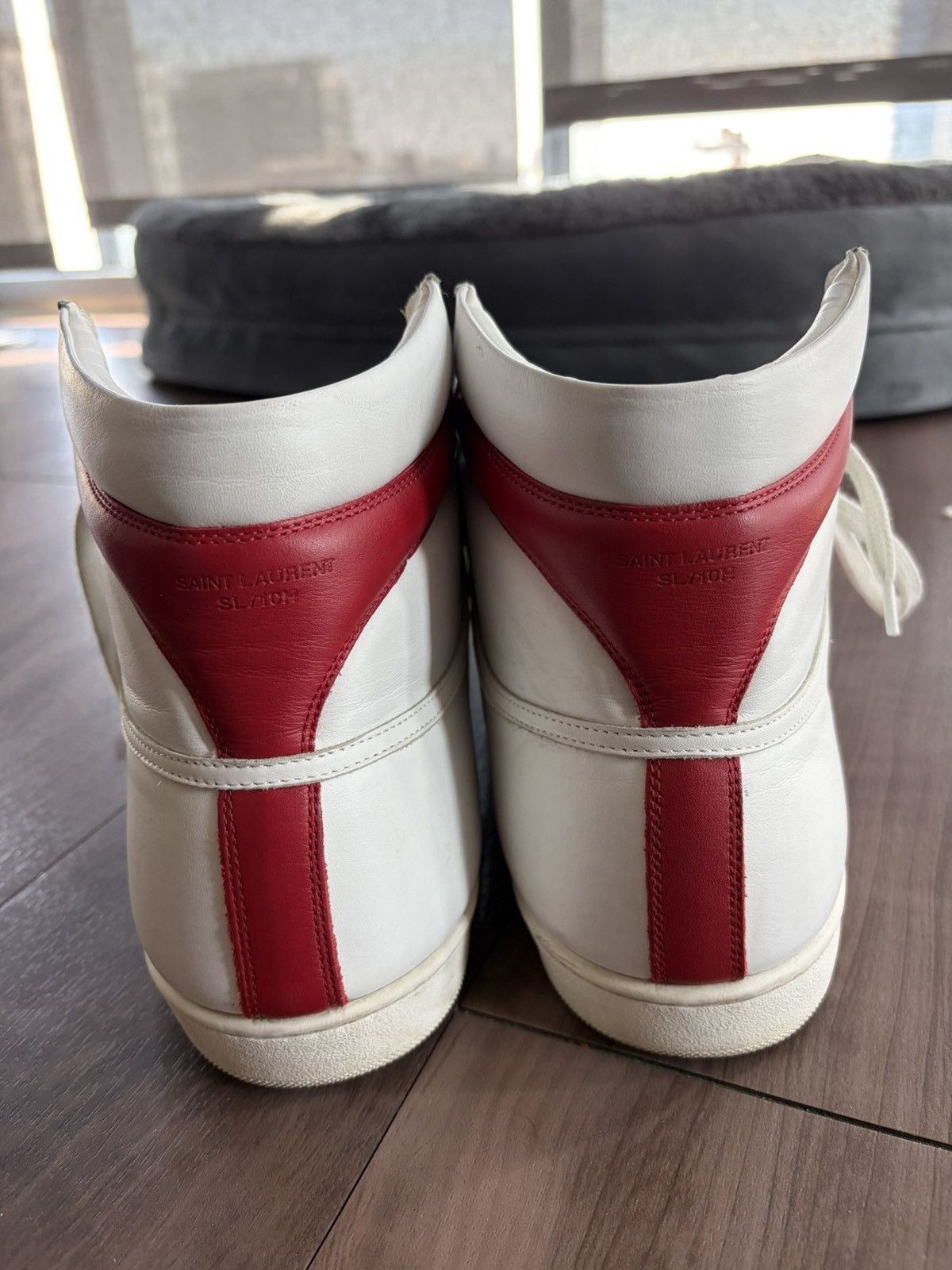 Saint Laurent Paris Saint Laurent Paris SL/10H White/Red Size US 14 / EU 47 - 5 Thumbnail