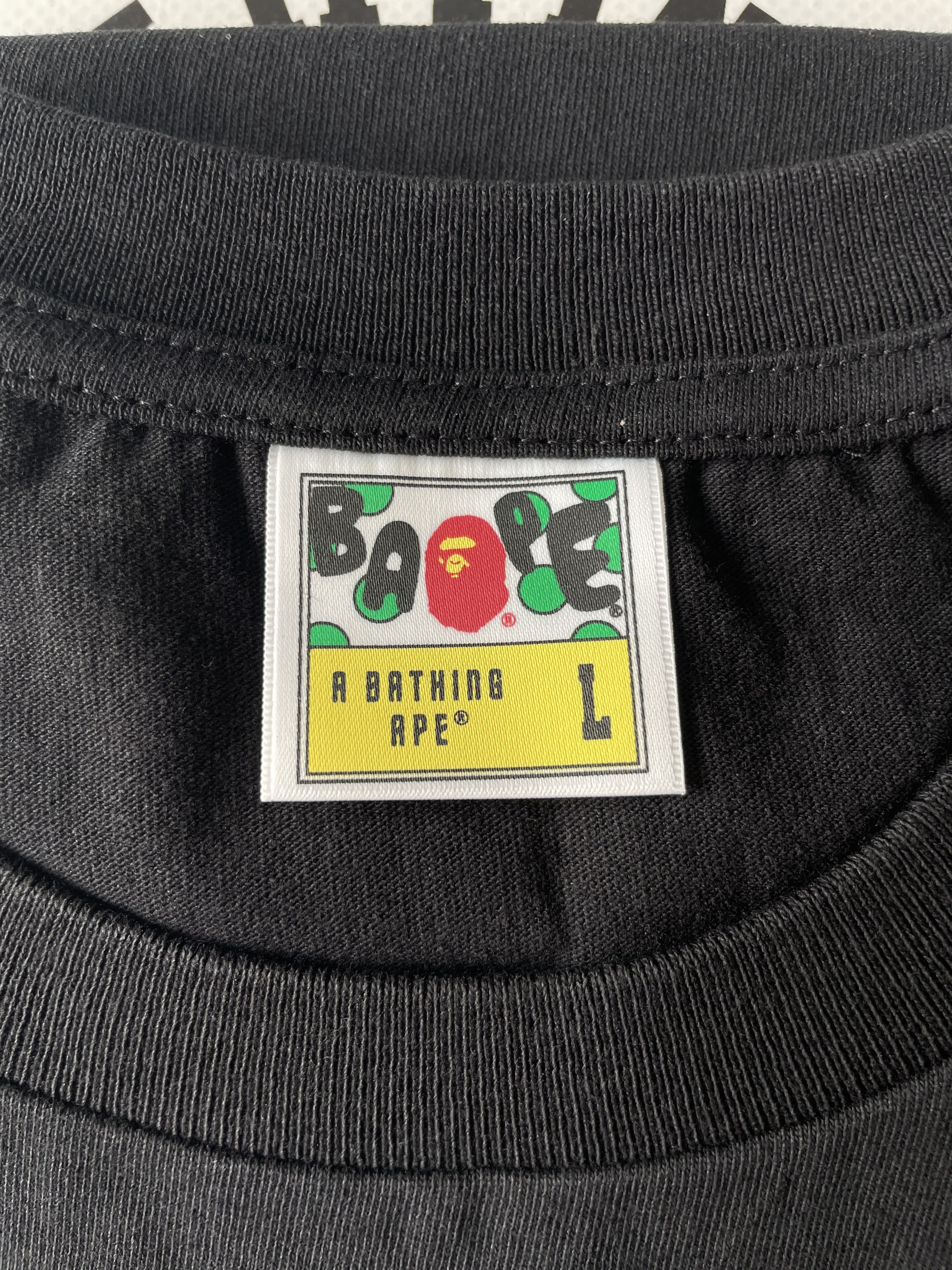 Bape ABC SEA SURFACE CAMO APE HEAD TEE Size US L / EU 52-54 / 3 - 6 Thumbnail
