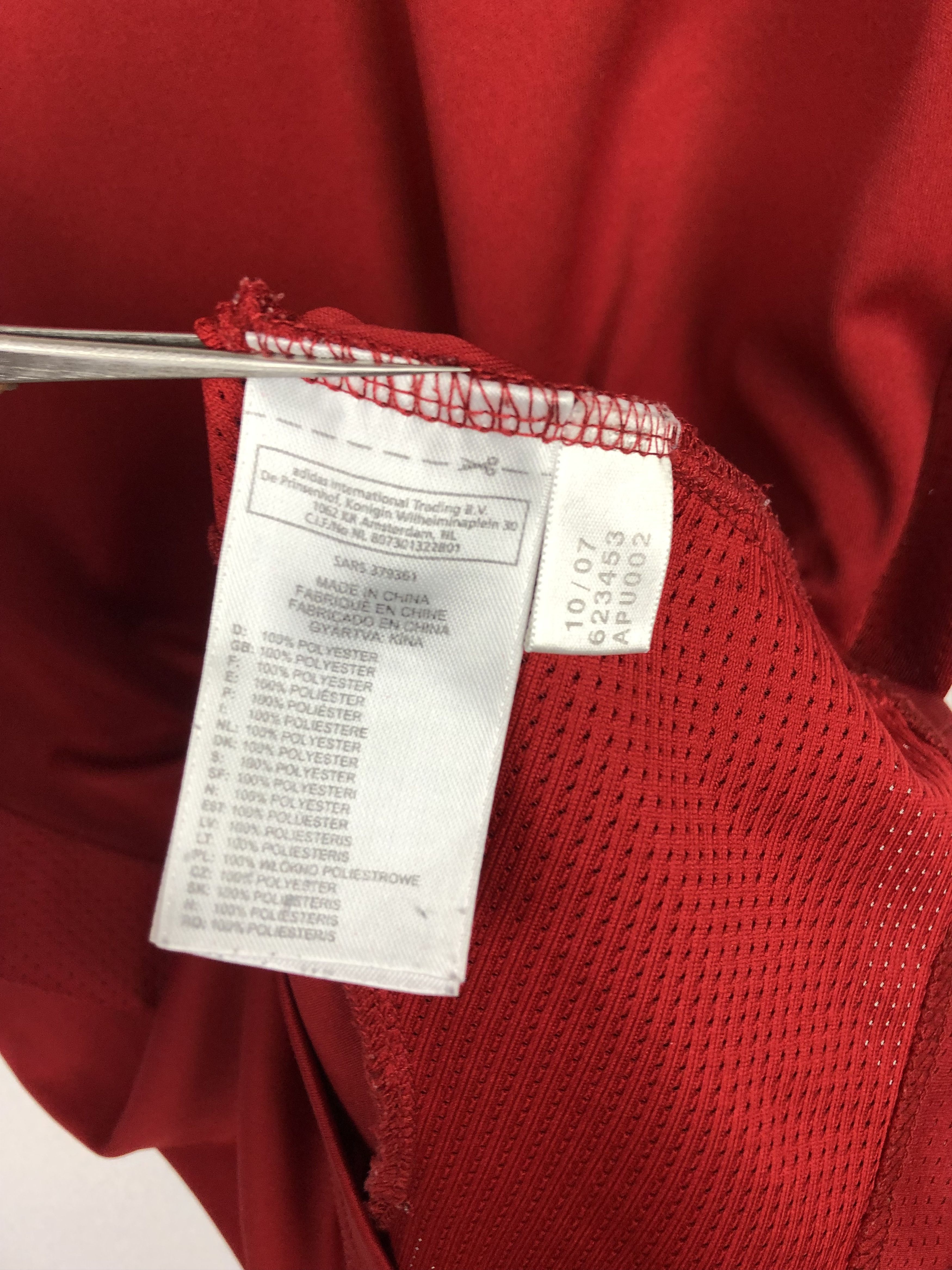 Adidas Vintage Adidas Denmark Football Train Shirt Soccer Jersey Size US L / EU 52-54 / 3 - 6 Thumbnail