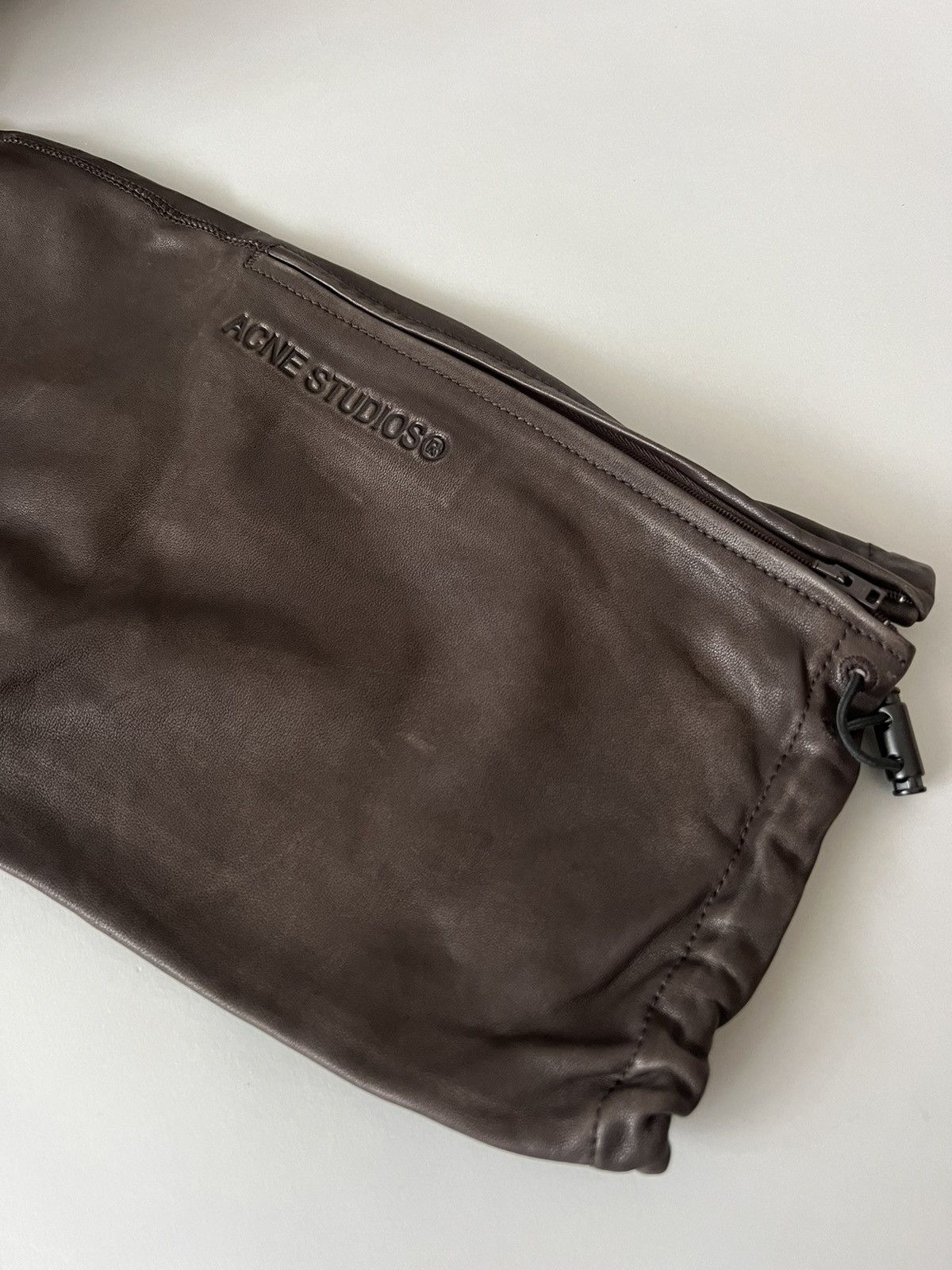 Acne Studios Acne Studios Brown Casual Leather Trousers Size 26" / US 2 / IT 38 - 10 Thumbnail