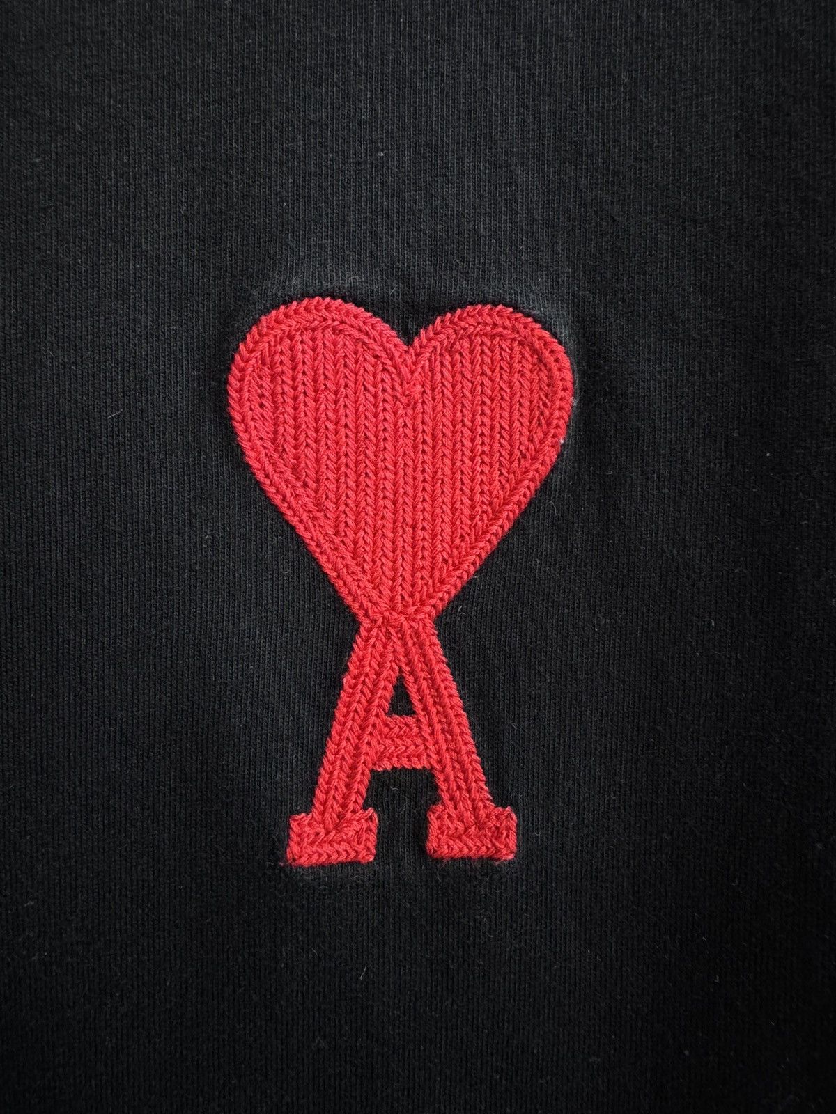 AMI AMI Paris Alexandre Mattiussi T shirt Tee Black Cotton Size US XL / EU 56 / 4 - 5 Thumbnail