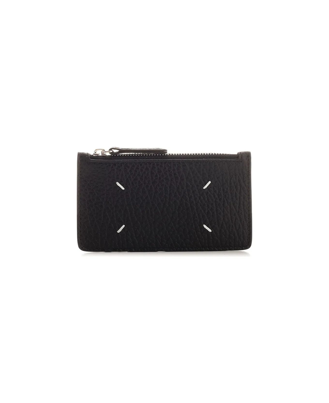 Maison Margiela o1mle0126 Size: OS / Unisex Four Stitch Zipped Card Holder Size ONE SIZE - 2 Thumbnail