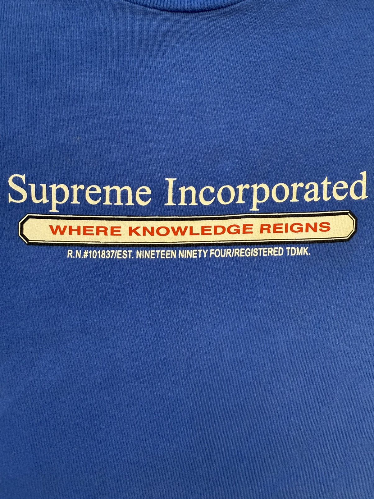 Supreme FW19 Supreme Inc Tee Size US L / EU 52-54 / 3 - 2 Thumbnail