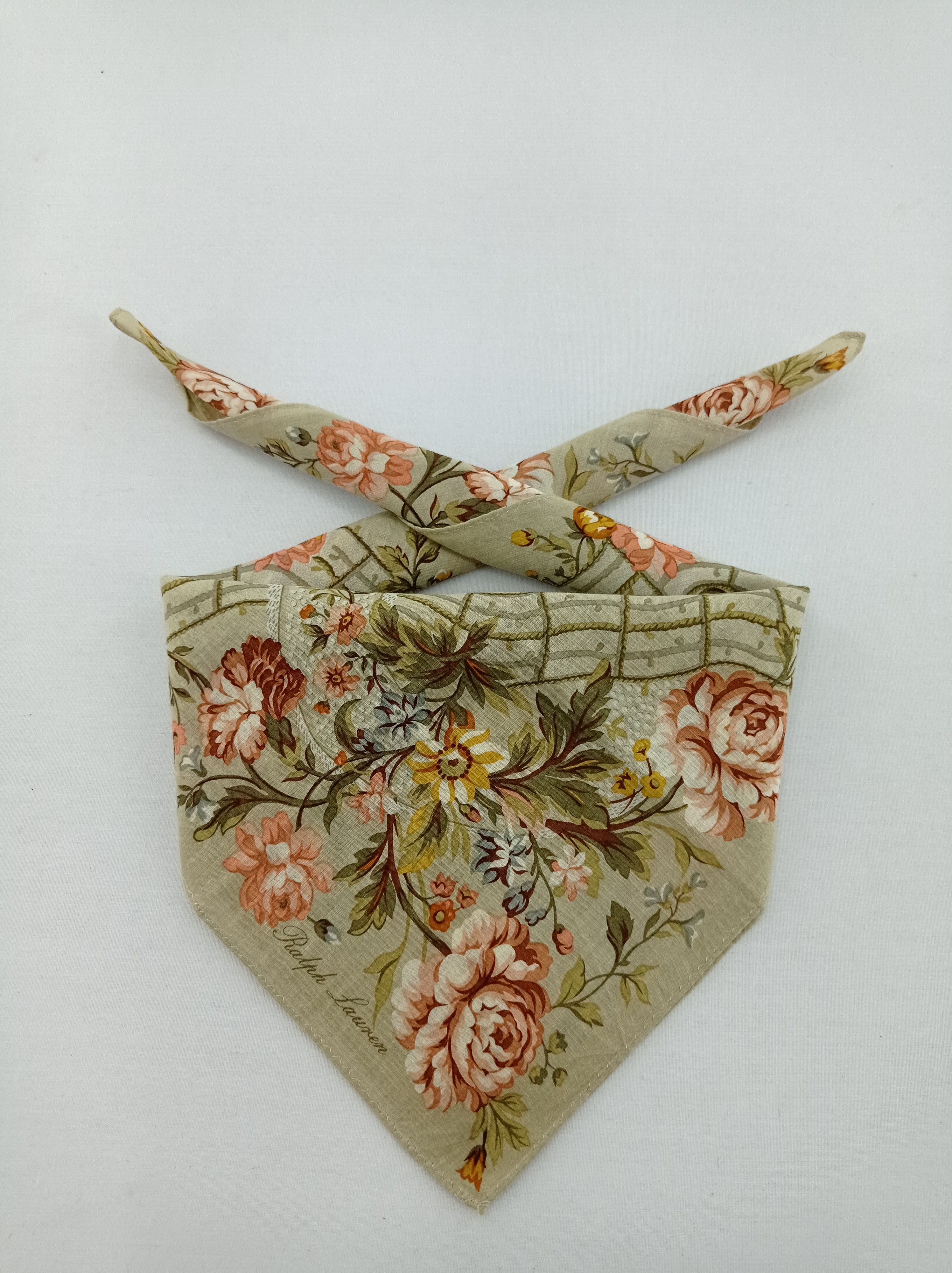 Ralph Lauren × Vintage Ralph Lauren Floral Handkerchief / Neckwear / Bandana Size ONE SIZE - 1 Thumbnail