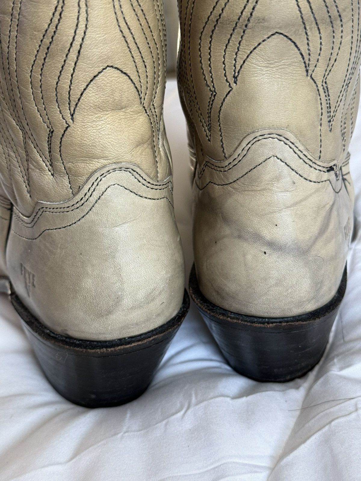 Other Vintage Men's Frye 3844 Western Cowboy Boots - 8.5 Size US 8.5 / EU 41-42 - 5 Thumbnail