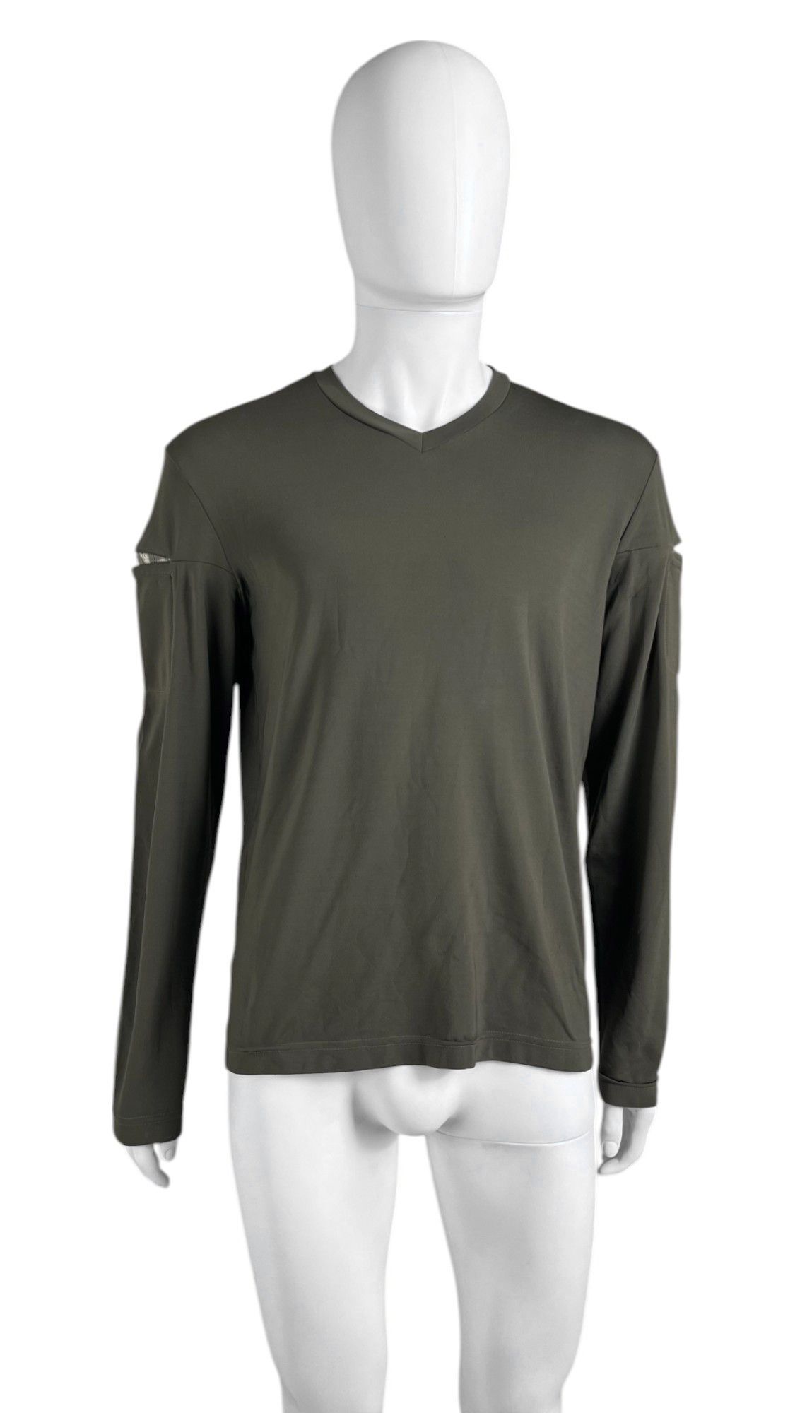 Marithe + Francois Girbaud Tactical Kaki Longsleeve Size US M / EU 48-50 / 2 - 1 Thumbnail