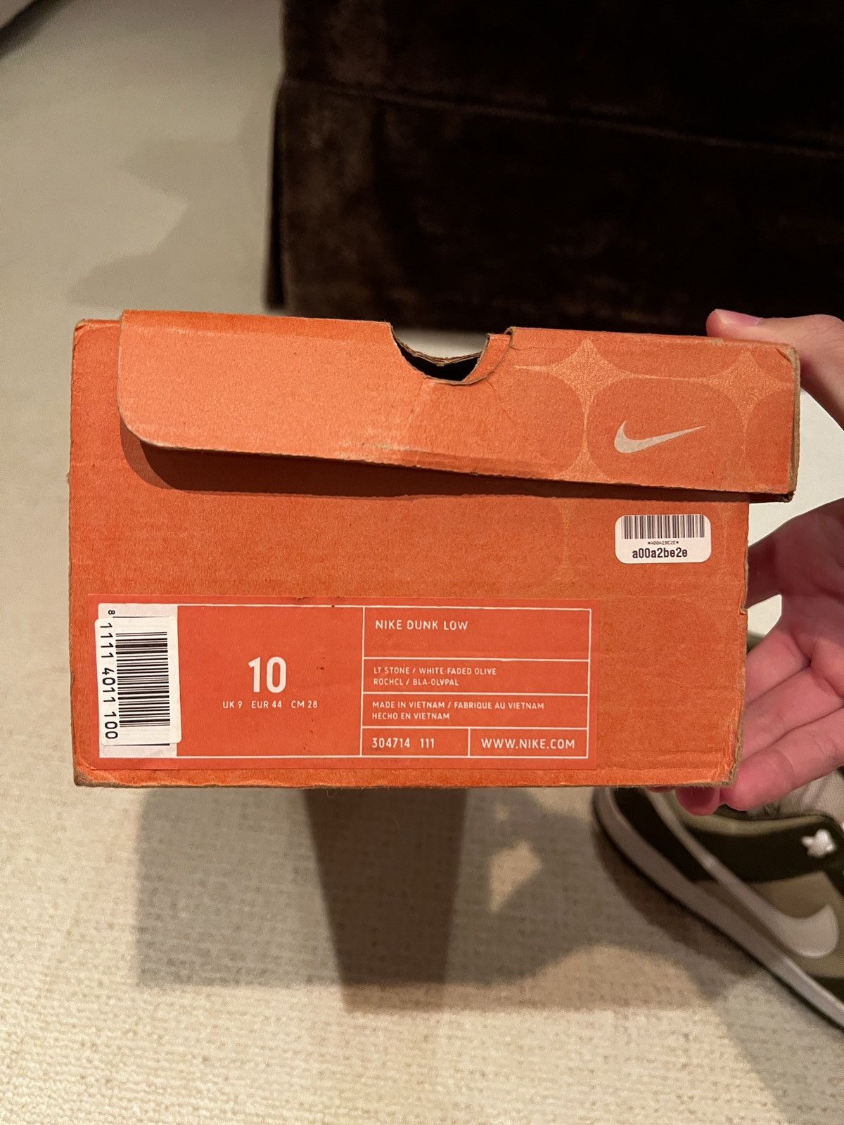 Nike Nike Dunk Low Olive 2002 Size US 10 / EU 43 - 5 Thumbnail