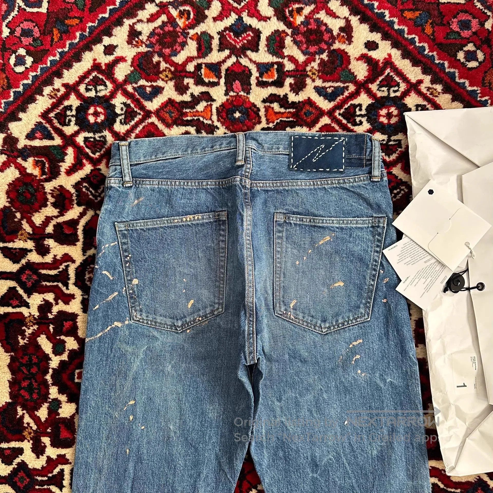 Visvim Blue Distressed Denim Jeans Size 30. Size US 30 / EU 46 - 4 Thumbnail
