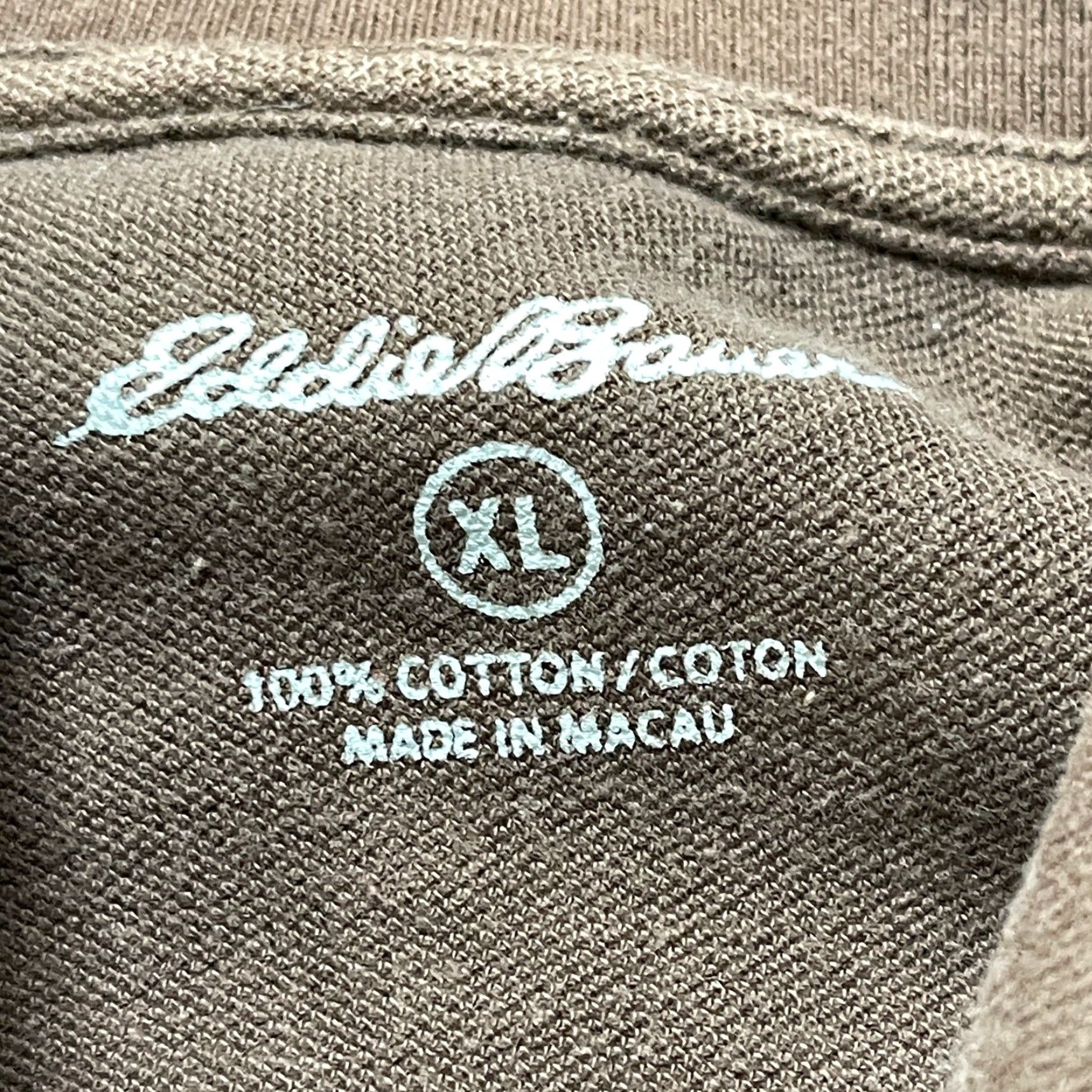 Eddie Bauer VINTAGE Eddie Bauer Polo Shirt XL Brown Striped Short Sleeves Cotton Y2K 90s Rugby Size US XL / EU 56 / 4 - 6 Thumbnail