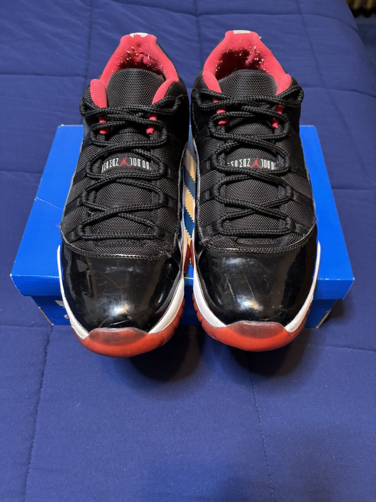Jordan Brand Jordan 11 Retro Low Bred 2015 Size 14 Size US 14 / EU 47 - 2 Thumbnail