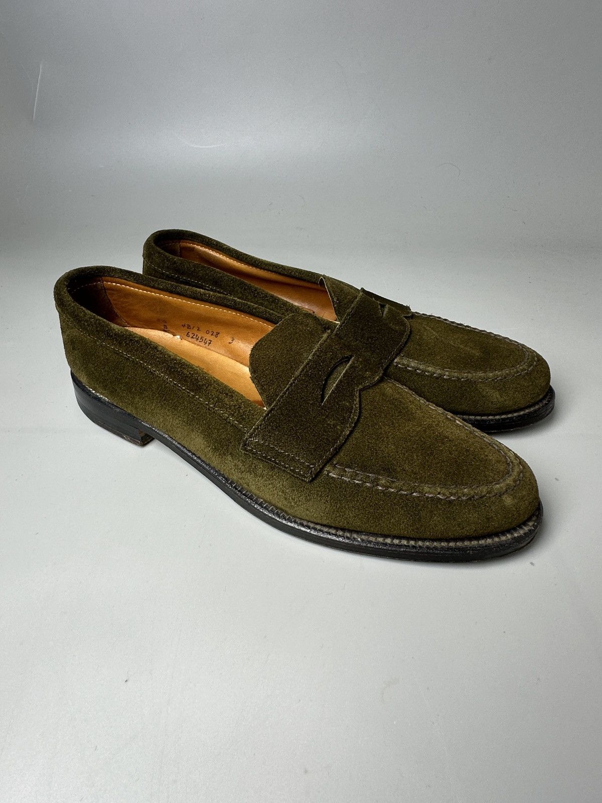 Alden ALDEN HUNTER GREEN PENNY LOAFERS Grailed