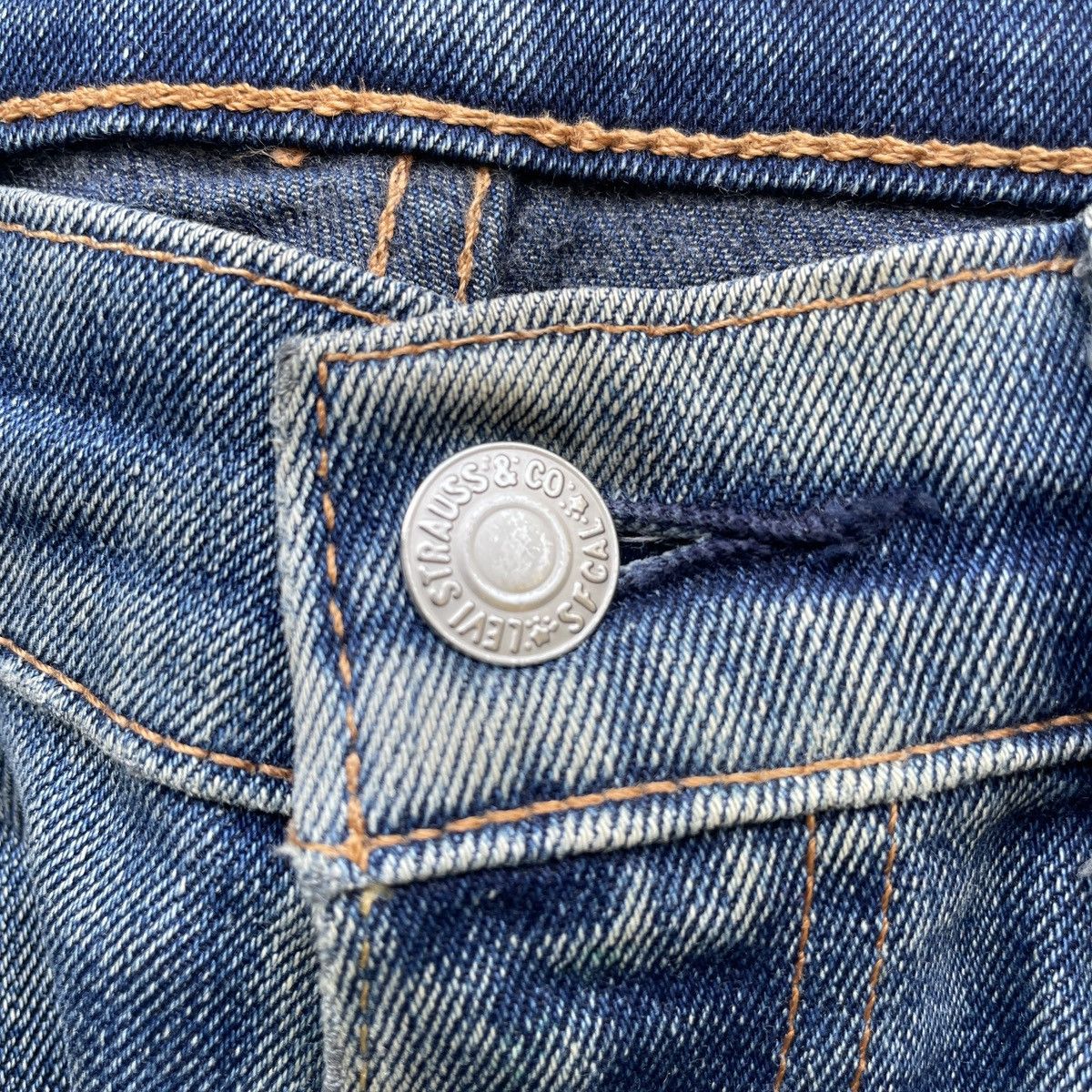 Levi's Vintage Clothing Levis 505 Big E Rusty Distressed Jeans Denim Pants W34 Size US 34 / EU 50 - 6 Thumbnail