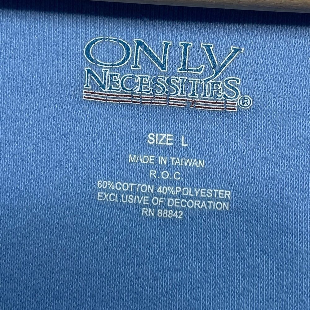 Other Only Necessities Blue Embroidered Eyelet Tunic Shirt Large Size L / US 10 / IT 46 - 5 Thumbnail