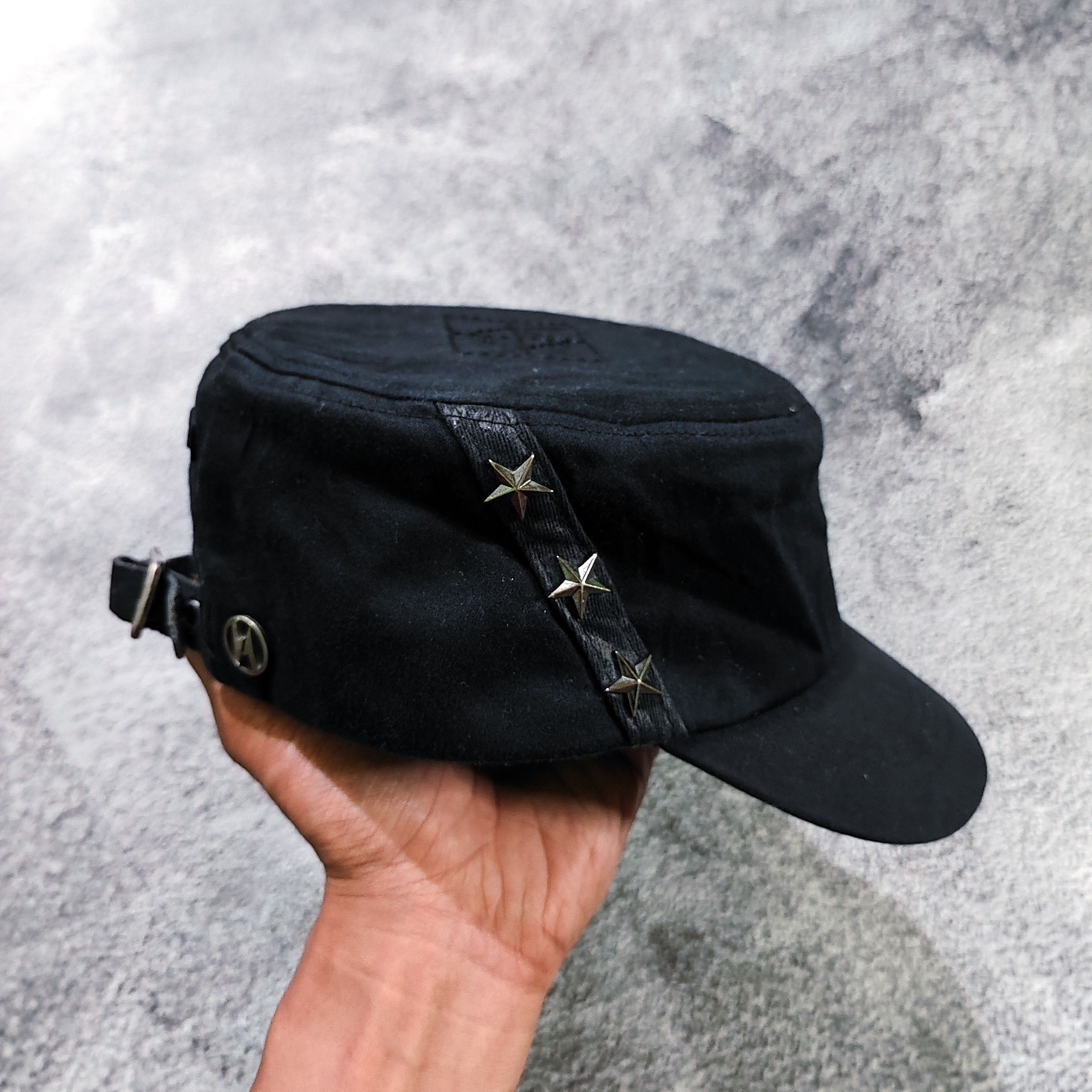 Japanese Brand H.Coustic Ditsetressed Patrol Caps Size ONE SIZE - 3 Thumbnail