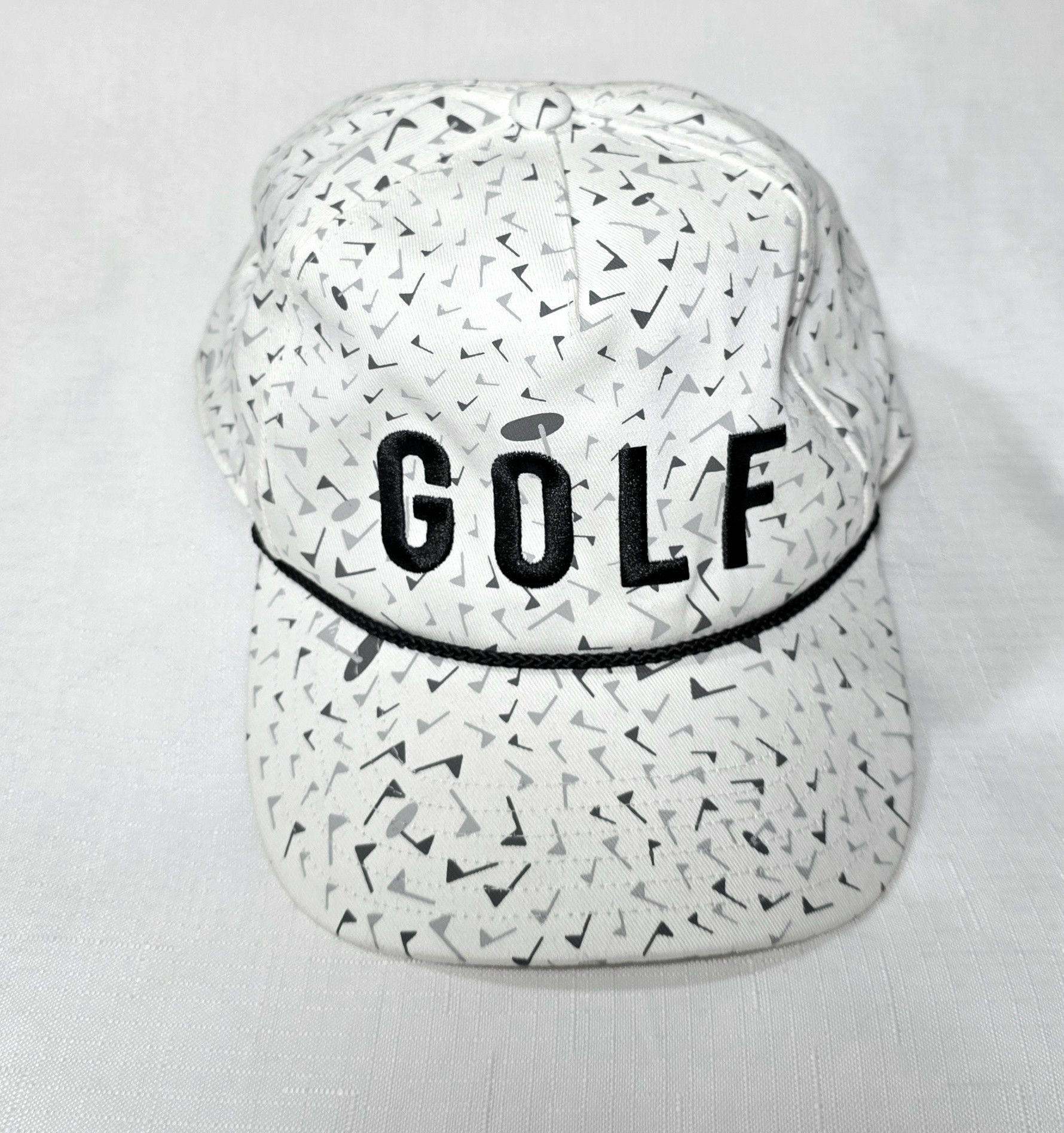 Adidas Adidas X Golf AOP White Black Snapback Flag Players Hat Size ONE SIZE - 1 Thumbnail