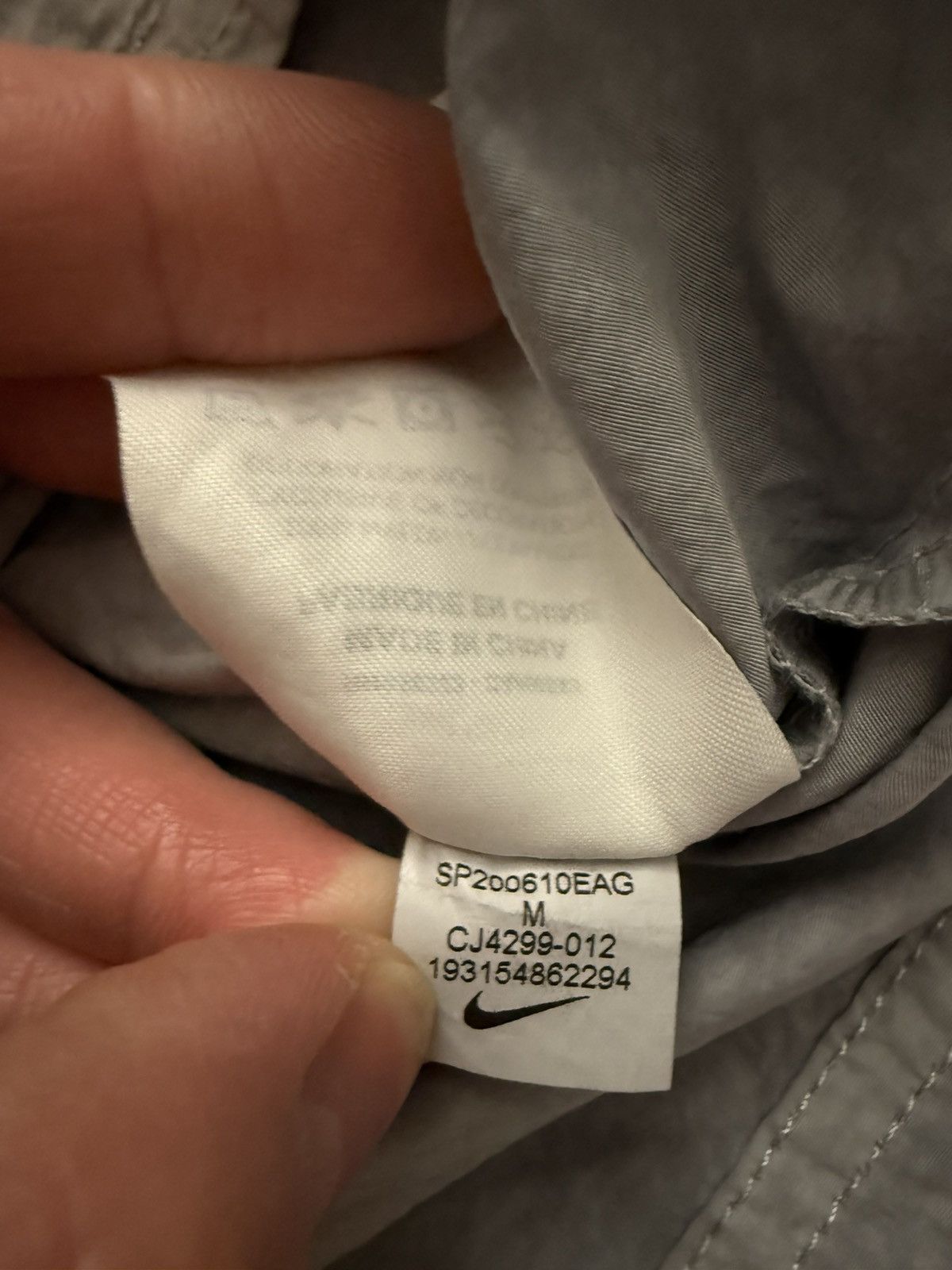 Nike Nike Tech Pack Windrunner Full Zip Jacket Wolf Grey Size M Size US M / EU 48-50 / 2 - 4 Thumbnail