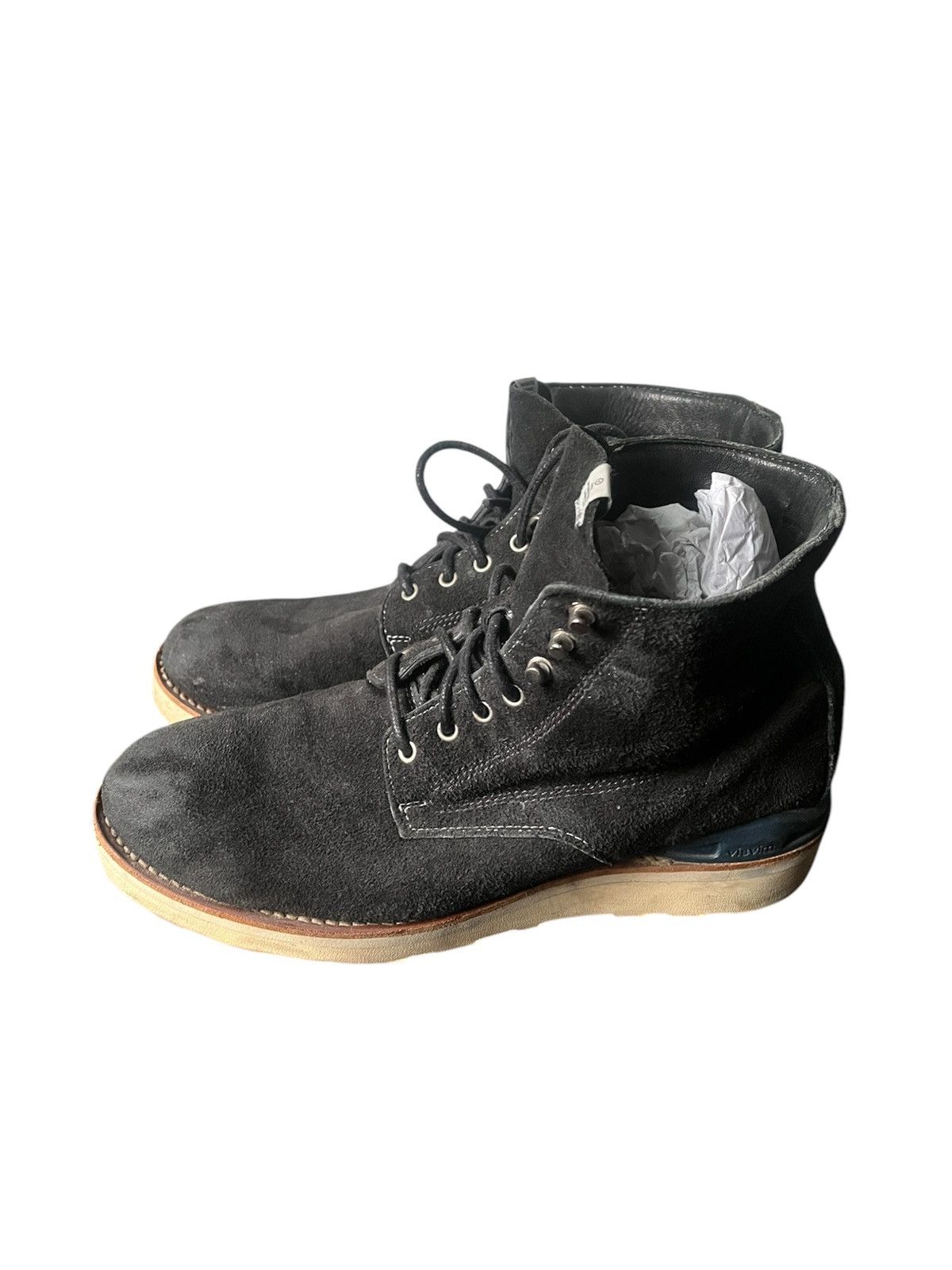 Visvim Virgil Boots Black Suede Size US 9.5 / EU 42-43 - 1 Thumbnail