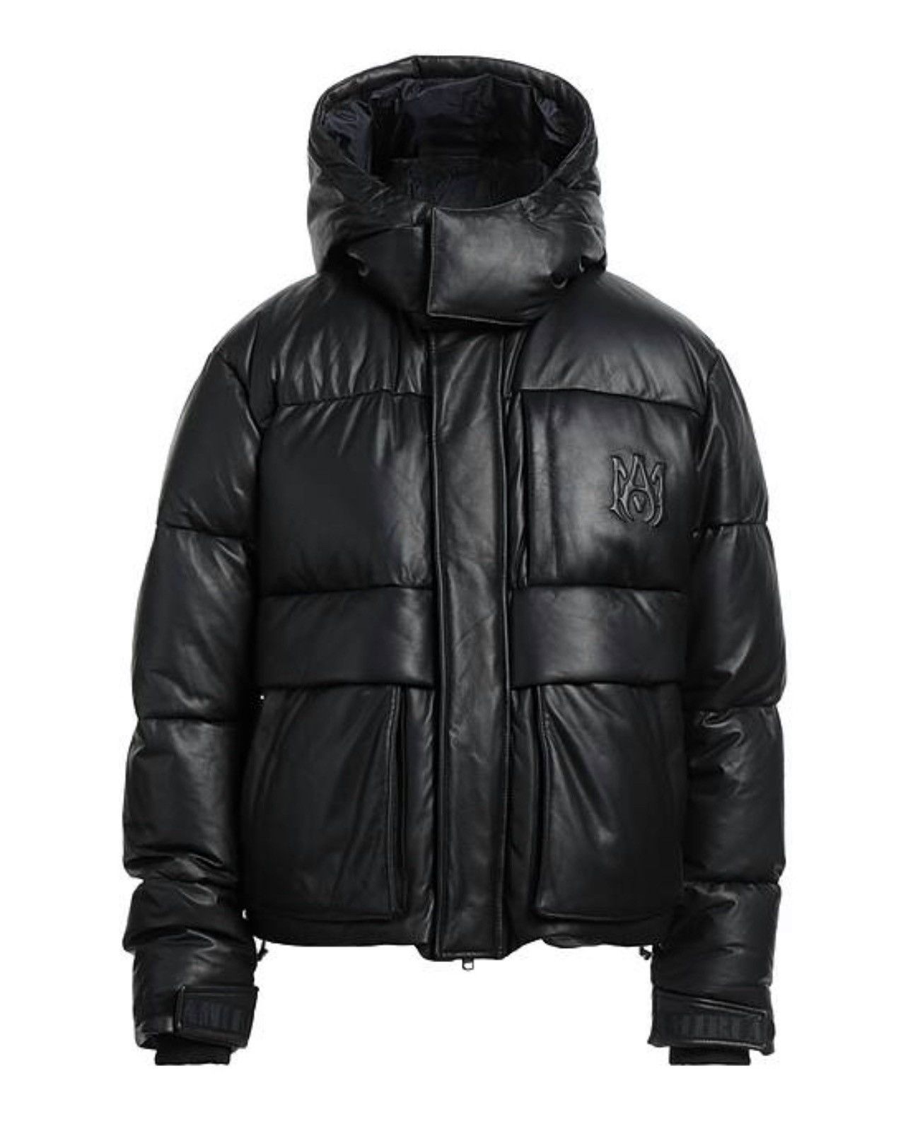 Amiri Amiri leather down Puffa jacket Size US L / EU 52-54 / 3 - 22 Thumbnail