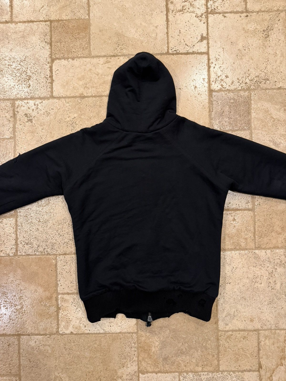 Greg Lauren Greg Lauren Black Fleece Hoodie Sherpa Lined Zip Up Hoodie Size US L / EU 52-54 / 3 - 13 Thumbnail