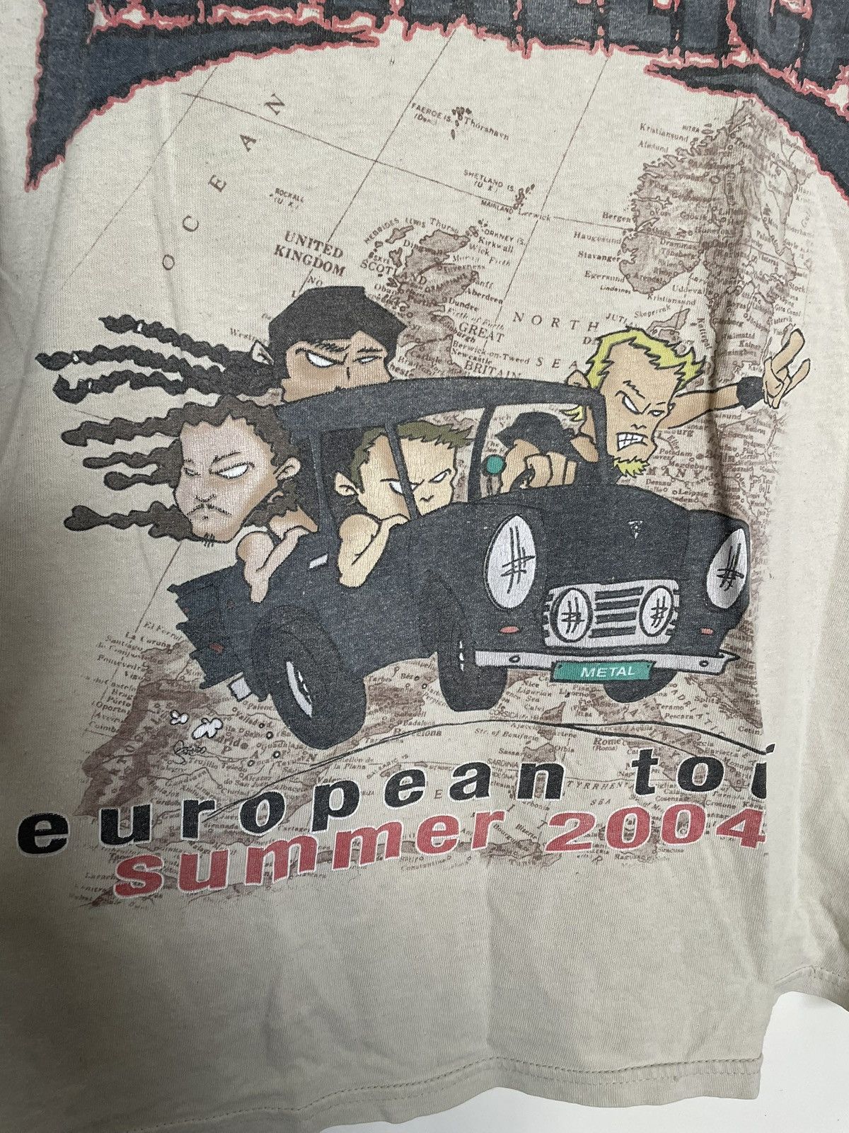 Band Tees × Metallica × Vintage Metallica 2004 EU tour vintage T-shirt Size US L / EU 52-54 / 3 - 3 Thumbnail