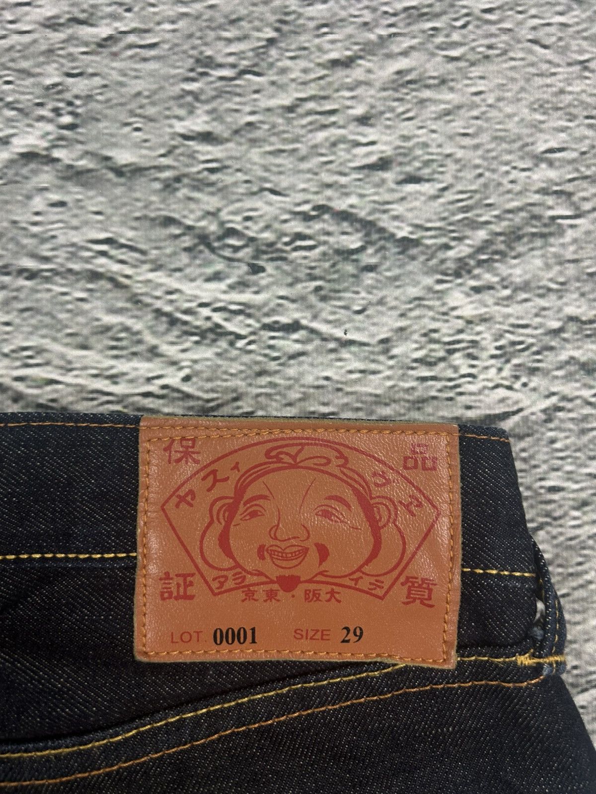 Evisu Evisu jeans daicock big logo yellow selvedge denim Size US 29 - 4 Thumbnail