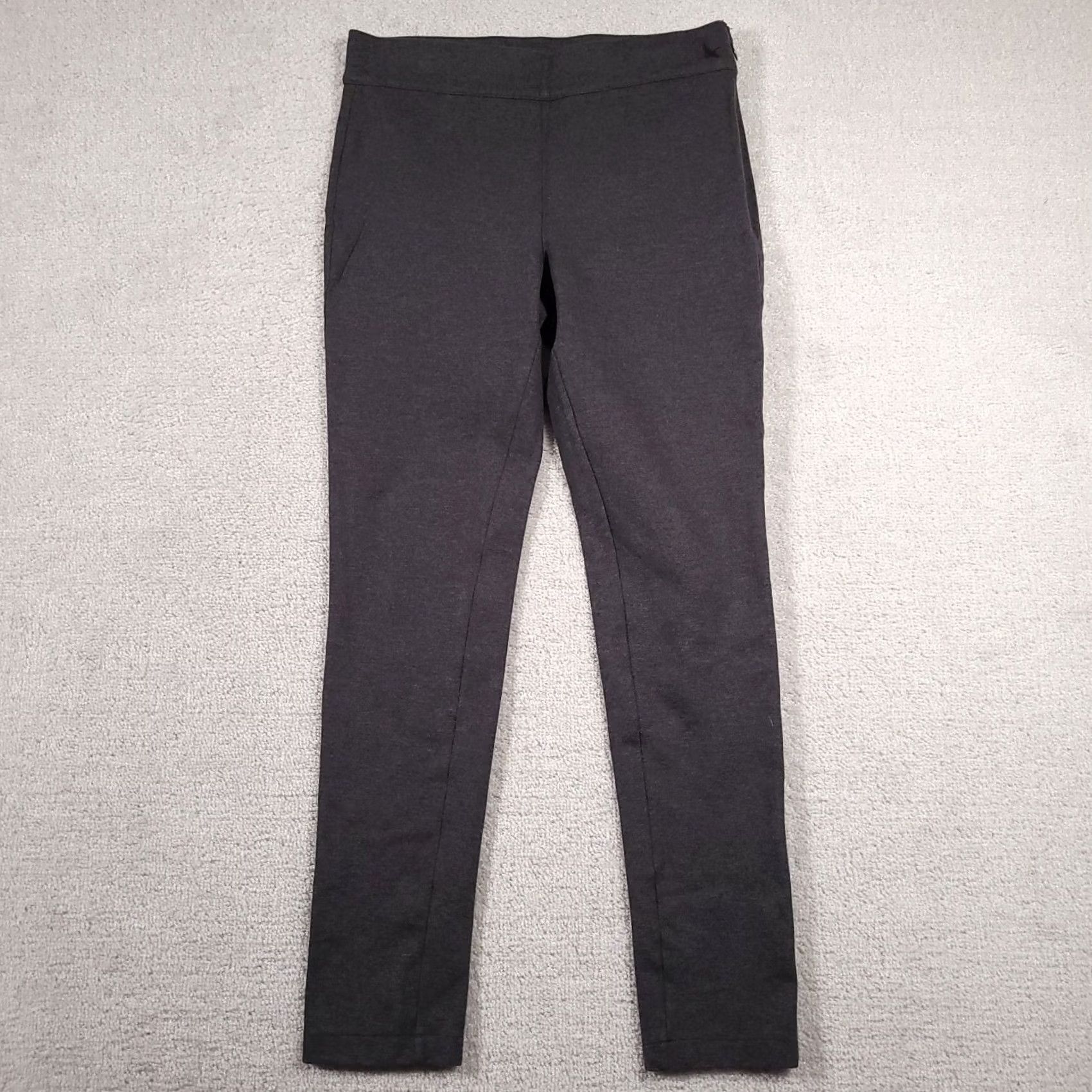 Eddie Bauer Eddie Bauer Pants Womens 8L Gray Trail Tight Ankle Leggings Side Zip Run Hike Size 30" / US 8 / IT 44 - 2 Thumbnail