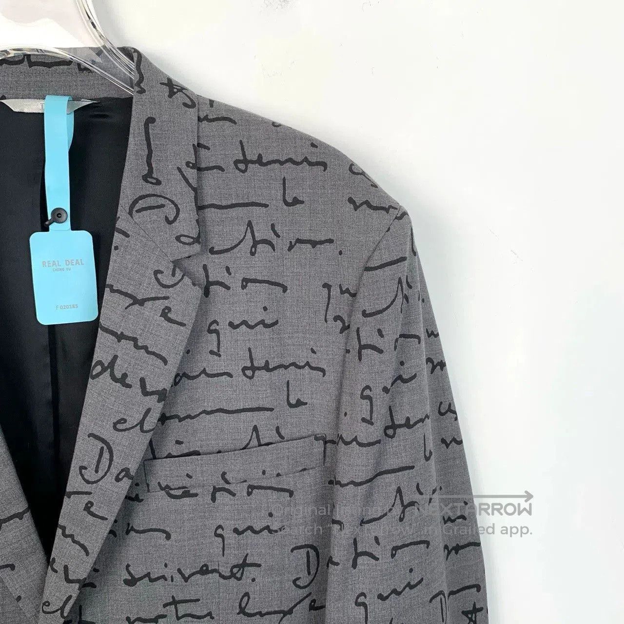 Dior Dior Gray Logo Wool V-Neck Blazer. Size US S / EU 44-46 / 1 - 3 Thumbnail
