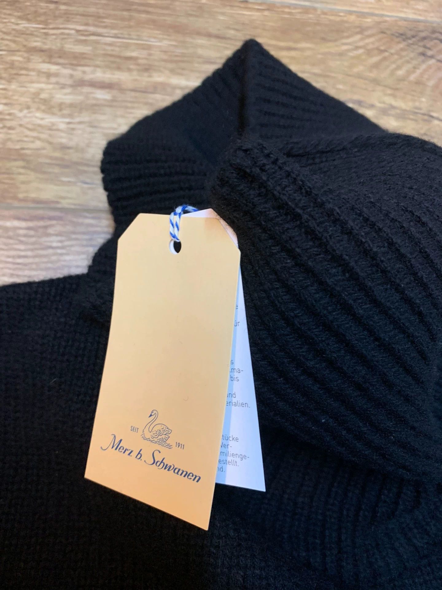 Merz B. Schwanen merz b.schwanen new Merino Cashmere Turtleneck Black XXL Size US XXL / EU 58 / 5 - 4 Thumbnail